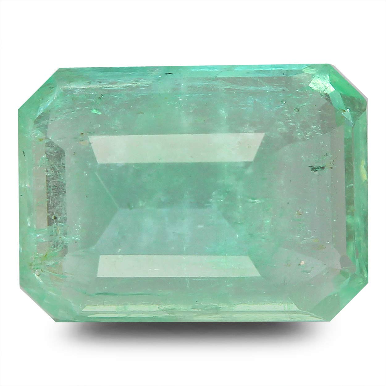 AYUSH GEMS 12.25 Ratti (11.00 Carat) Natural Emerald Gemstone - Unheated, Lab Certified Loose Panna Stone for Jewelry Making, Engagement Rings & Healing Crystals