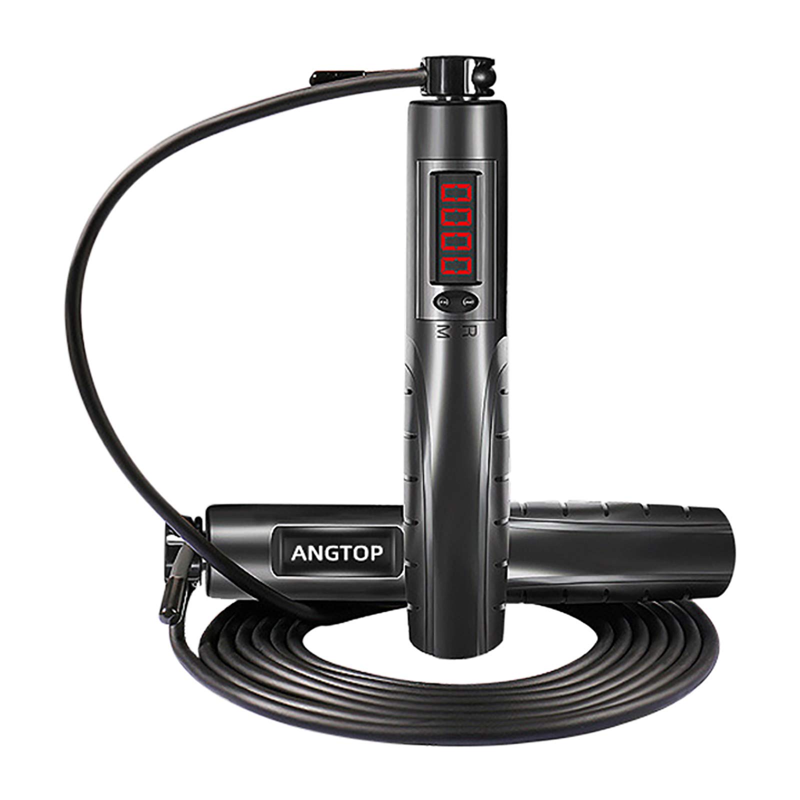 MAYBEcuy Tangle-Free High-Speed Jumping Rope with Ball Bearings - Adjustable Steel Skipping Rope with Comfortable Foam Handles for Women, Men, Kids & Gym Workouts | Perfect for Home Exercise, Weight Loss & Fitness Training