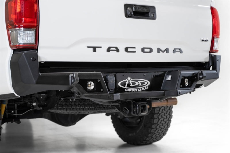 Addictive Desert Designs 16-19 Toyota Tacoma Stealth Fighter Rear Bumper with Backup Sensor Cutouts | Heavy-Duty Off-Road Truck Bumper for Enhanced Protection & Style | Perfect for Overlanding, Rock Crawling & Adventure Trucks