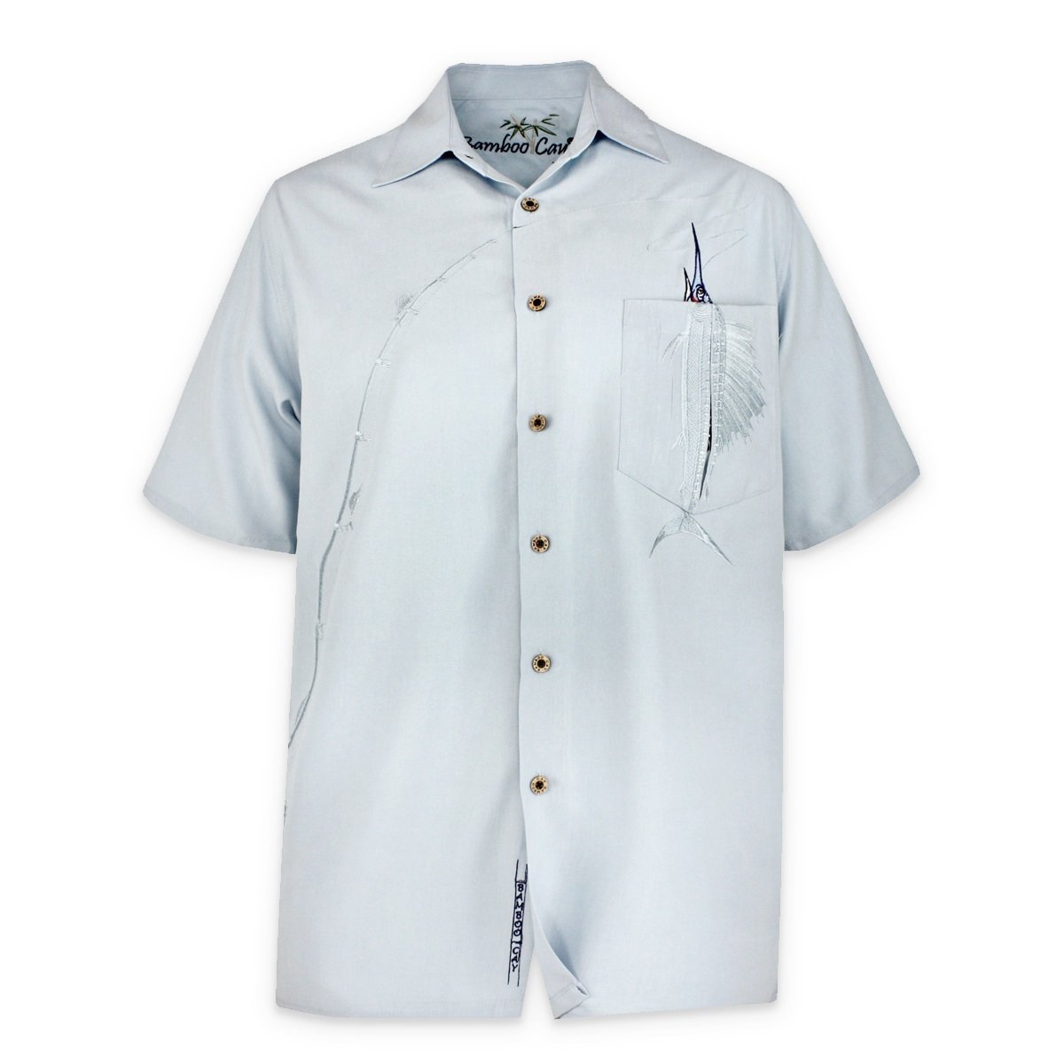 Bamboo Cay Men's Tropical Shirt - Breathable & Lightweight Hawaiian Aloha Shirt for Summer Beach Vacation, Luau Party, and Casual Outings