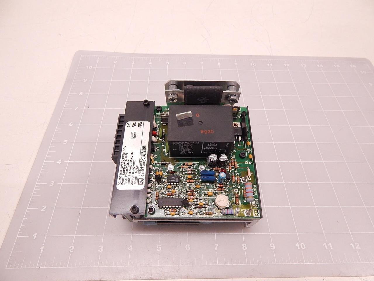 KB Electronics KBPB-125 DC Motor Reversing Speed Controller - Adjustable PWM Control for Industrial Automation, Robotics & DIY Projects