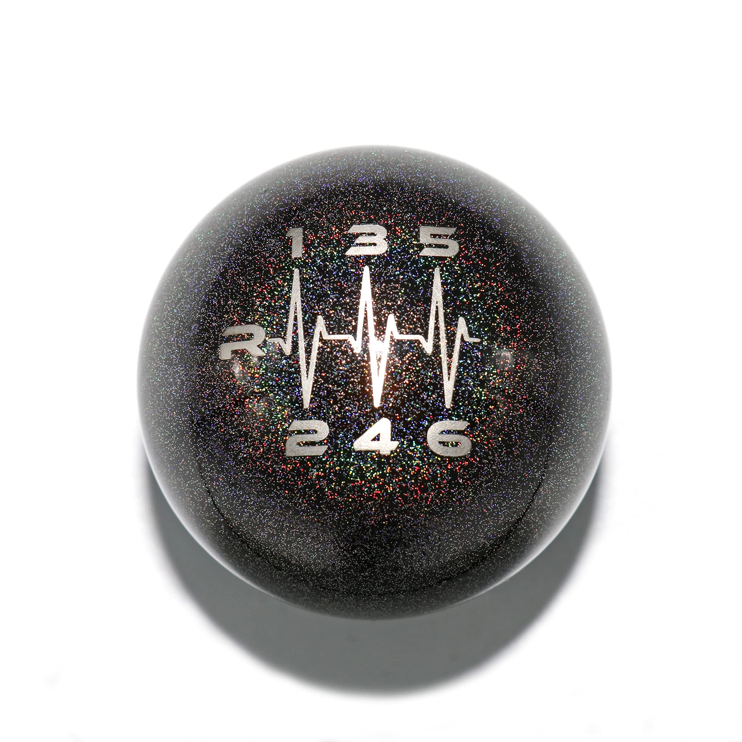 Billetworkz 500g Weighted Heartbeat Shift Knob - Compatible with 2012-2023 Ford Focus ST/RS & Fiesta ST 6-Speed Manual Transmission - Premium Aluminum Gear Shift Knob for Enhanced Driving Performance & Smooth Shifting