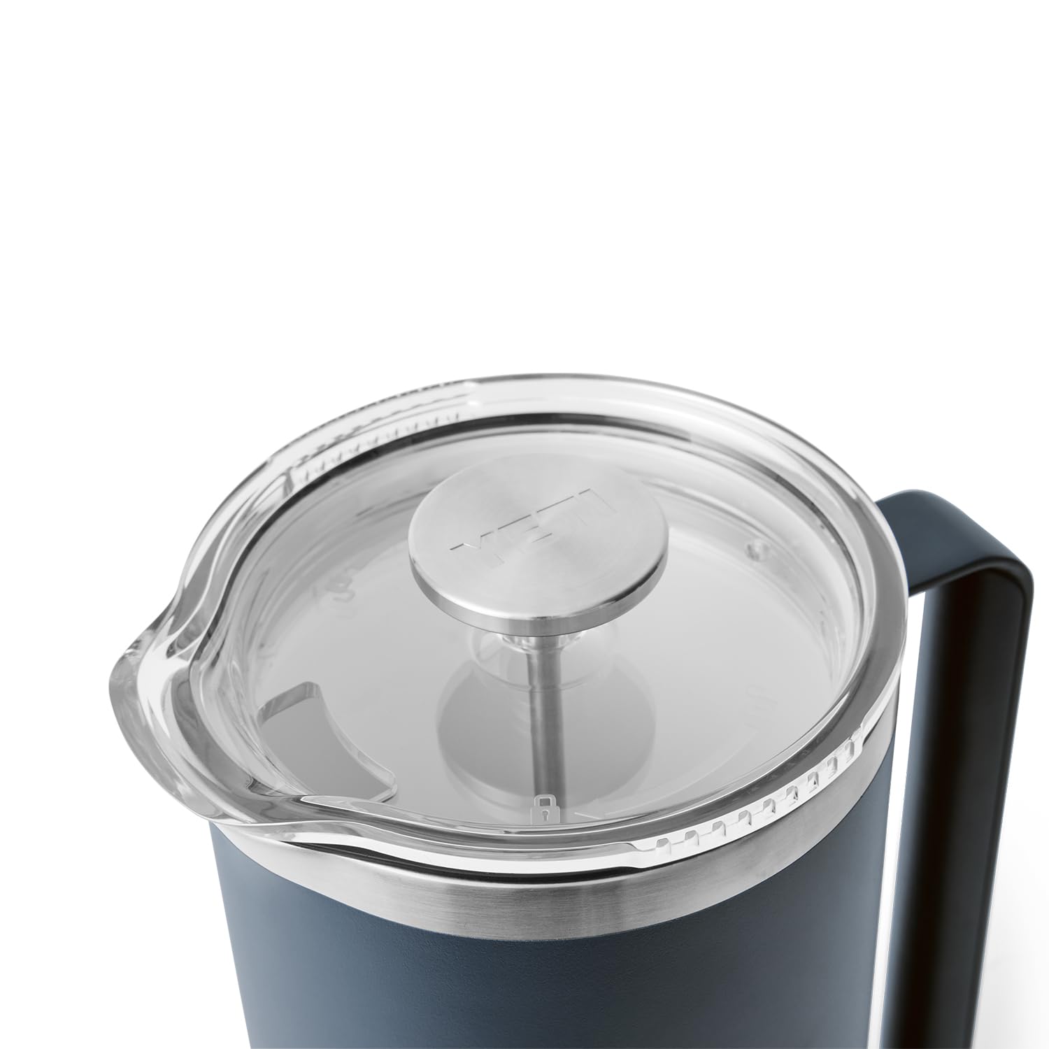 **YETI Rambler French Press Coffee Maker with GroundsControl Filter – Stainless Steel, 34 oz, Insulated for Hot & Cold Brews – Perfect for Camping, Travel, and Home Use**