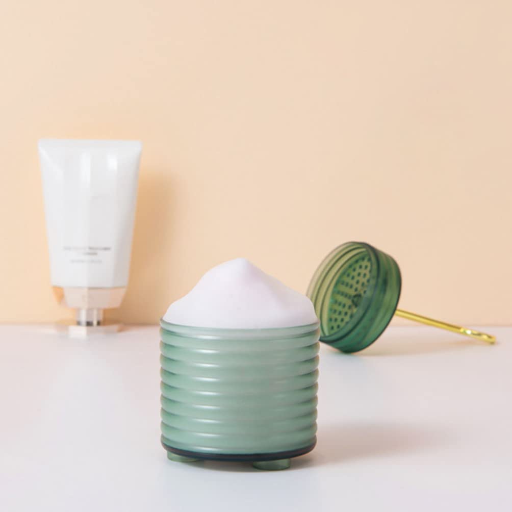 Cabilock 1pc Foam Maker Cup - Electric Mousse Frother for Face Wash & Hand Soap | Travel-Friendly Facial Cleansing Device with Foam Pump | Perfect for Skincare Routine & Bathroom Essentials