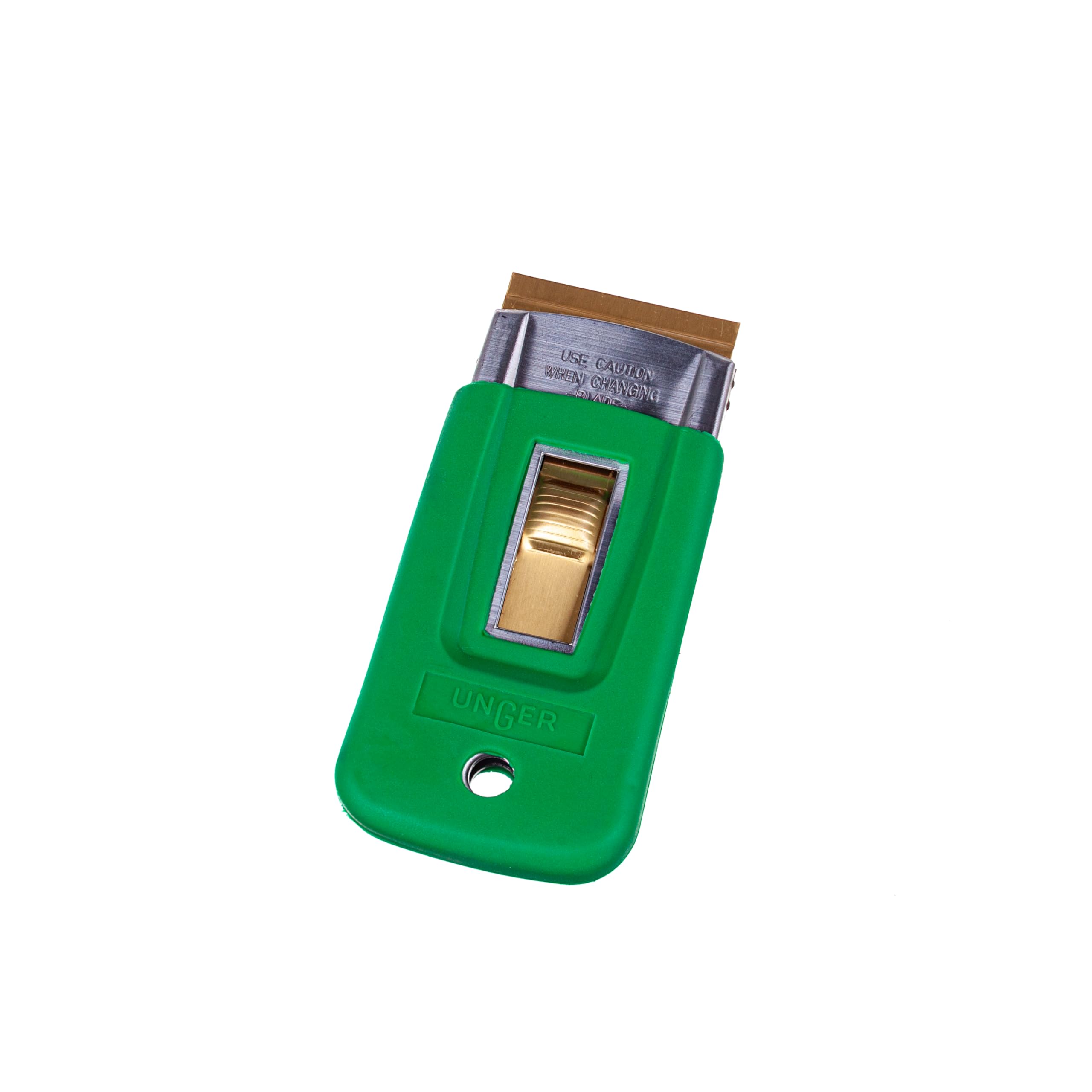Unger SR040CT Safety Scrapers - 50 Pack | Green Razor Blade Scrapers for Glass, Tile & Paint Removal | Professional Cleaning Tools for Home & Office Use
