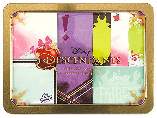 Disney Descendants Sticky Notes - 6 Pack Cute Cartoon Memo Pads for School, Office & Home Organization - Perfect for Students, Teachers & Disney Fans