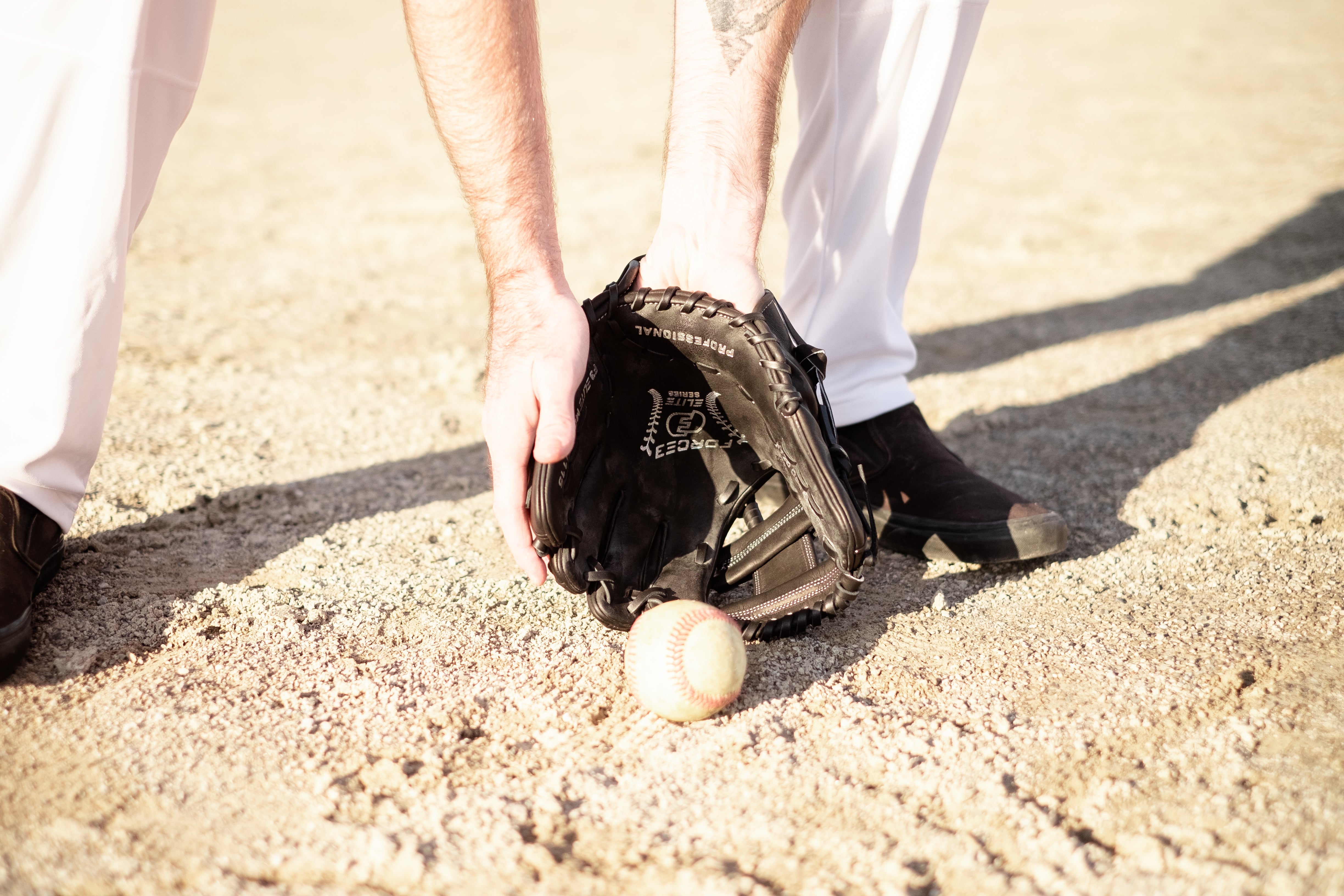 FORCE3 ELITE Series Baseball Infielder's Glove - Premium Black Leather Glove for Baseball Players | Perfect for Infield Practice, Games & Training