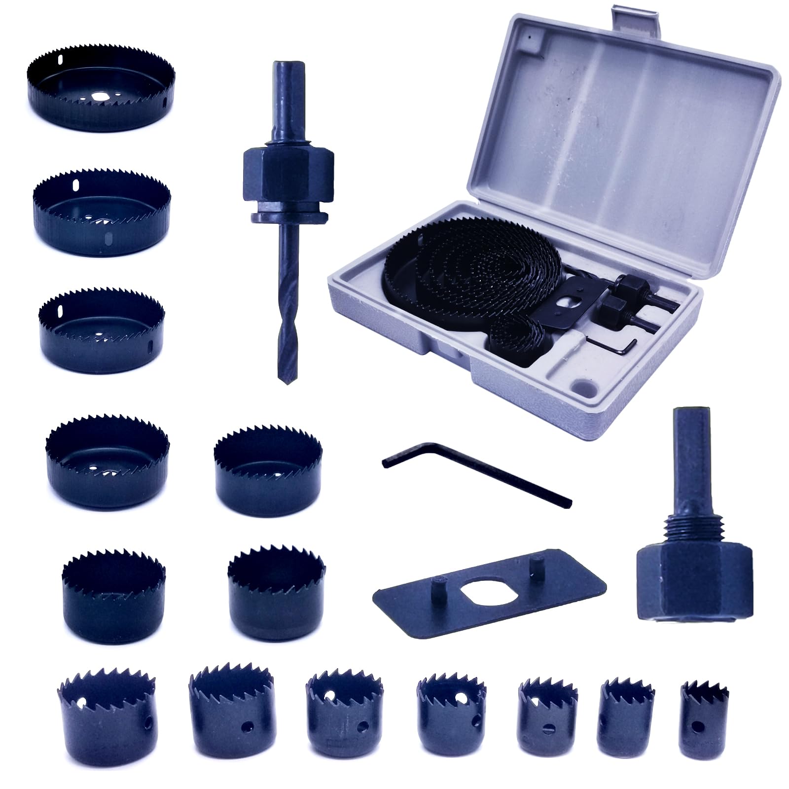 18-Piece Hole Saw Kit with Case (3/4