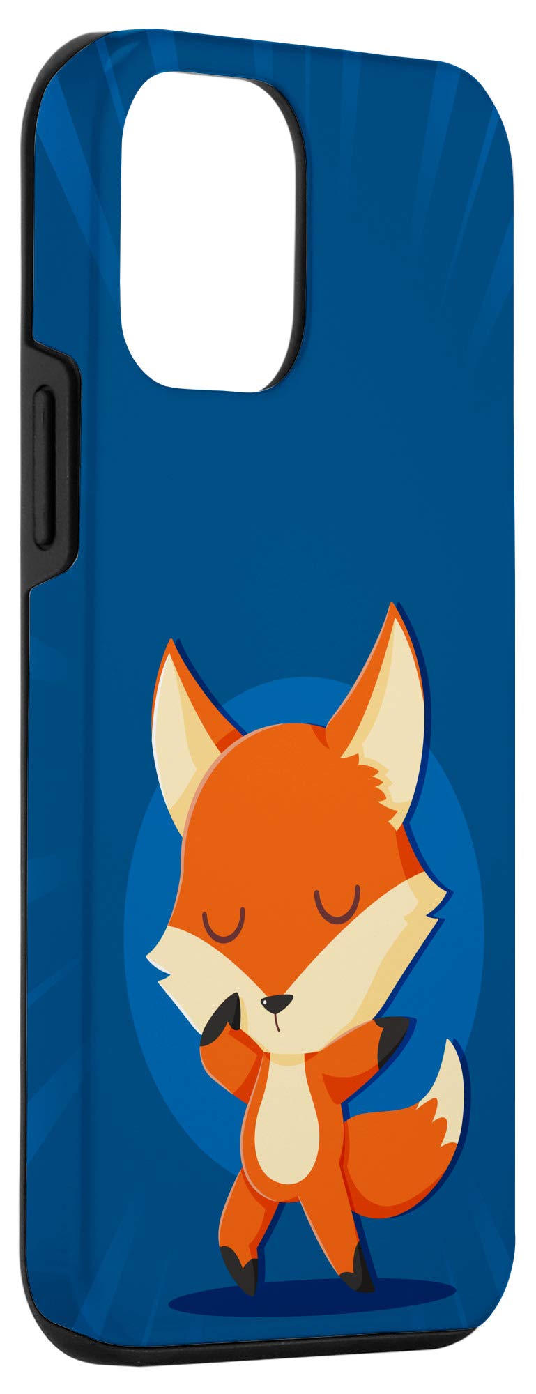 iPhone 12 Mini Dabbing Fox Phone Case - Cute Funny Fox Lover Protective Cover for Women & Men | Perfect Gift for Animal Lovers, Great for Daily Use & Travel