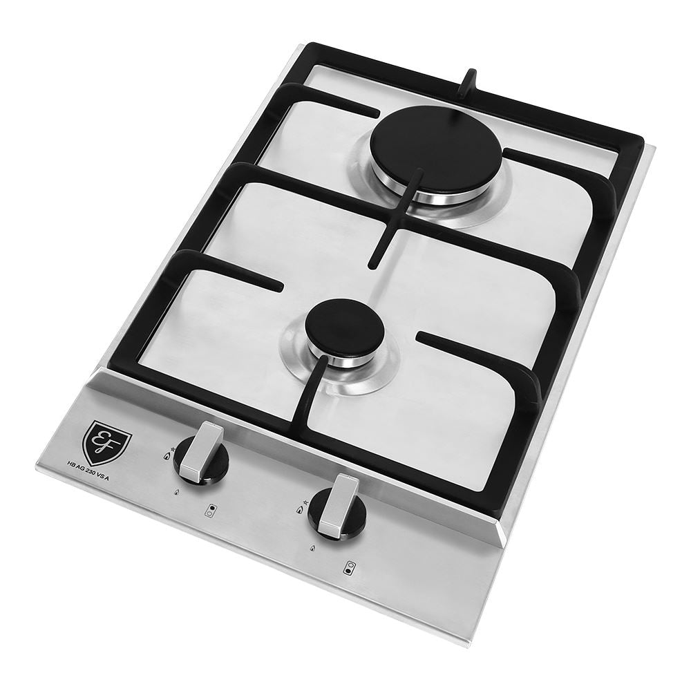 EF HB AG 230VS A 30cm Built-in Stainless Steel Gas Hob - 4 Burner Cooktop with Safety Features for Modern Kitchen Cooking