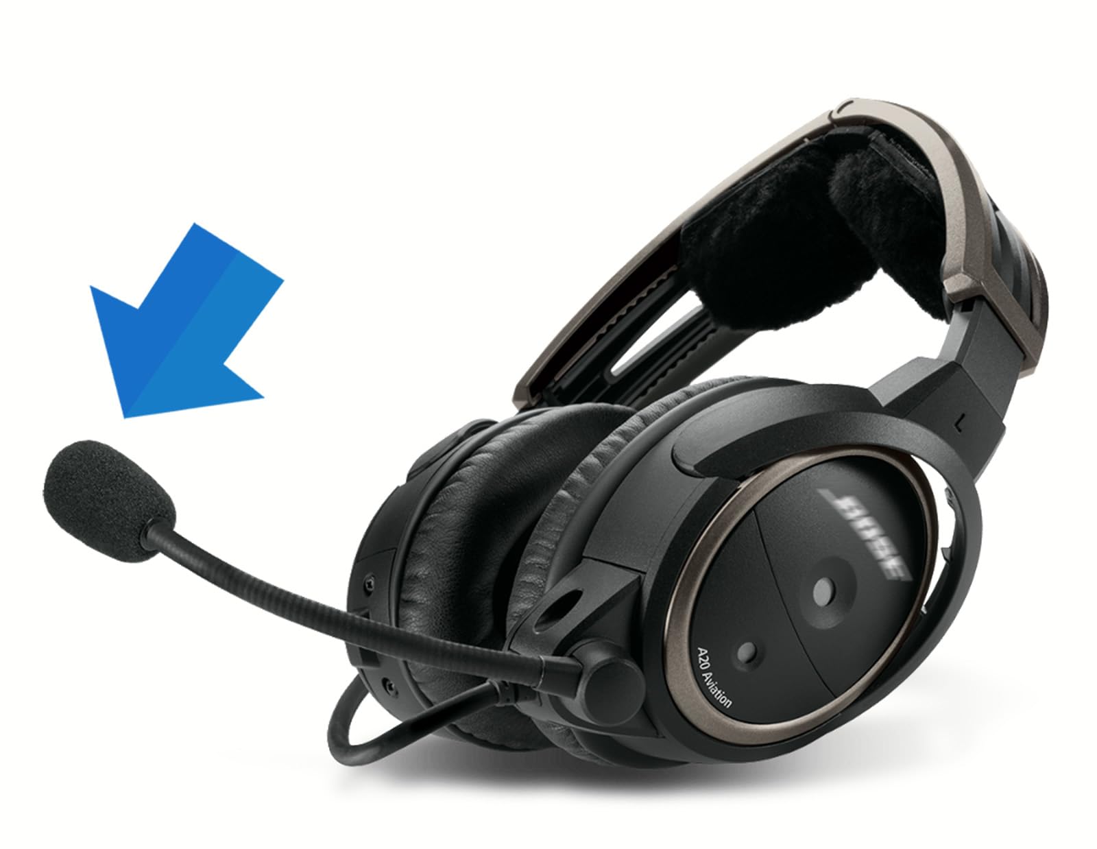 LEFXMOPHY Replacement Mic Cover for Bose A20 & A30 Aviation Headsets - 3-Pack Foam WindScreen Pop Filter (Not Compatible with Proflight Series 2) - Perfect for Pilots, Flight Training & Noise Reduction in Cockpits