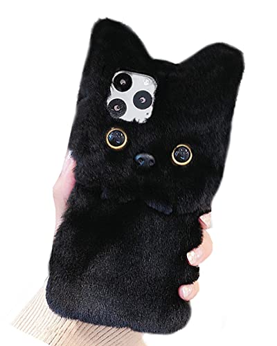 Plush Kitten Black