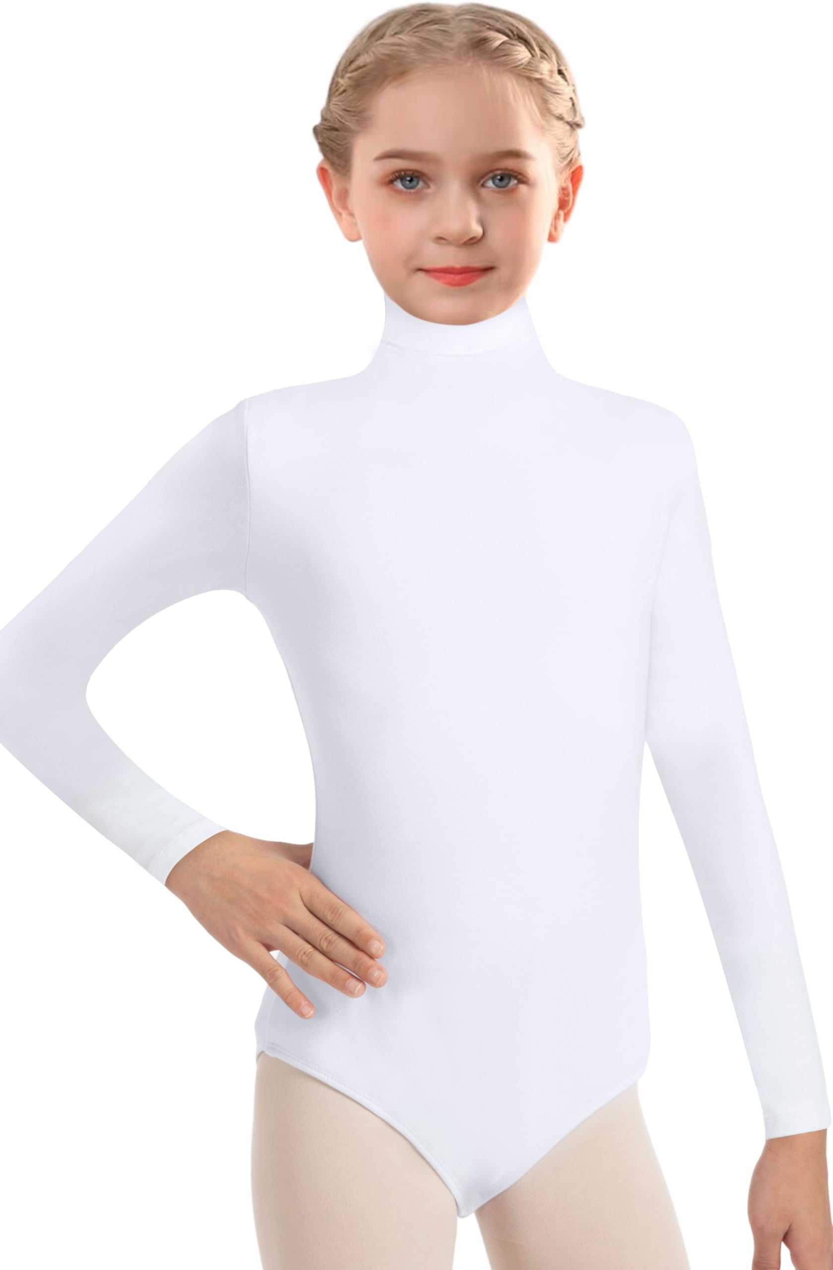 DANSHOW Girls Dance Leotards with Back M Straps - Ballet, Jazz & Gymnastics Performance Wear for Kids