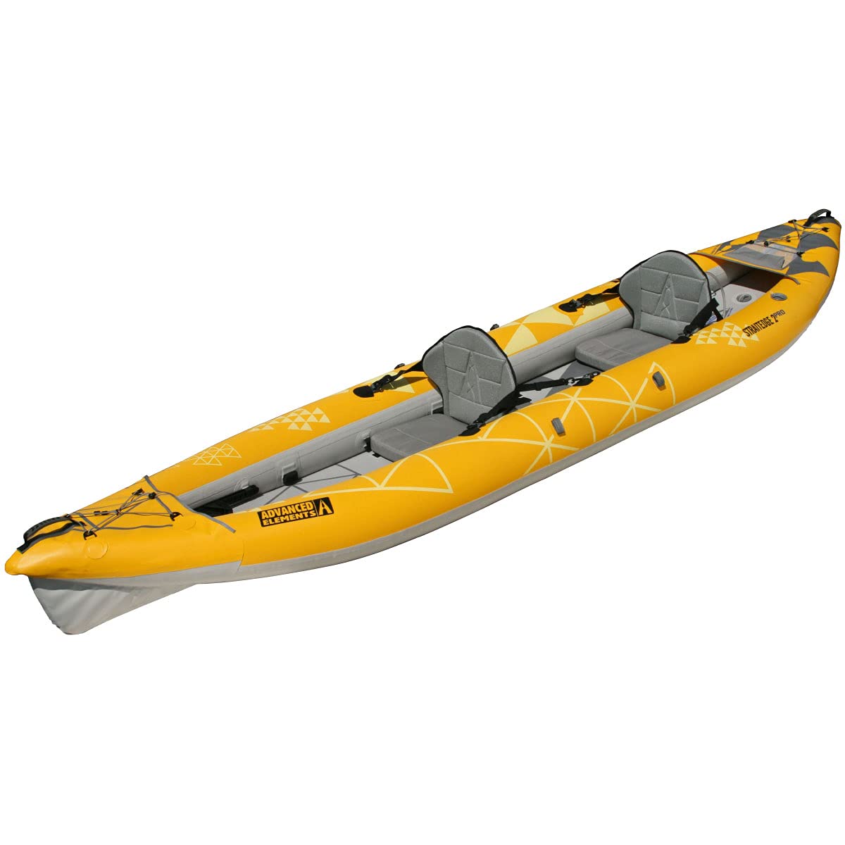 Advanced Elements StraitEdge2 Pro Tandem Inflatable Kayak - 2-Person Lightweight Foldable Kayak for Lakes, Rivers & Ocean Adventures