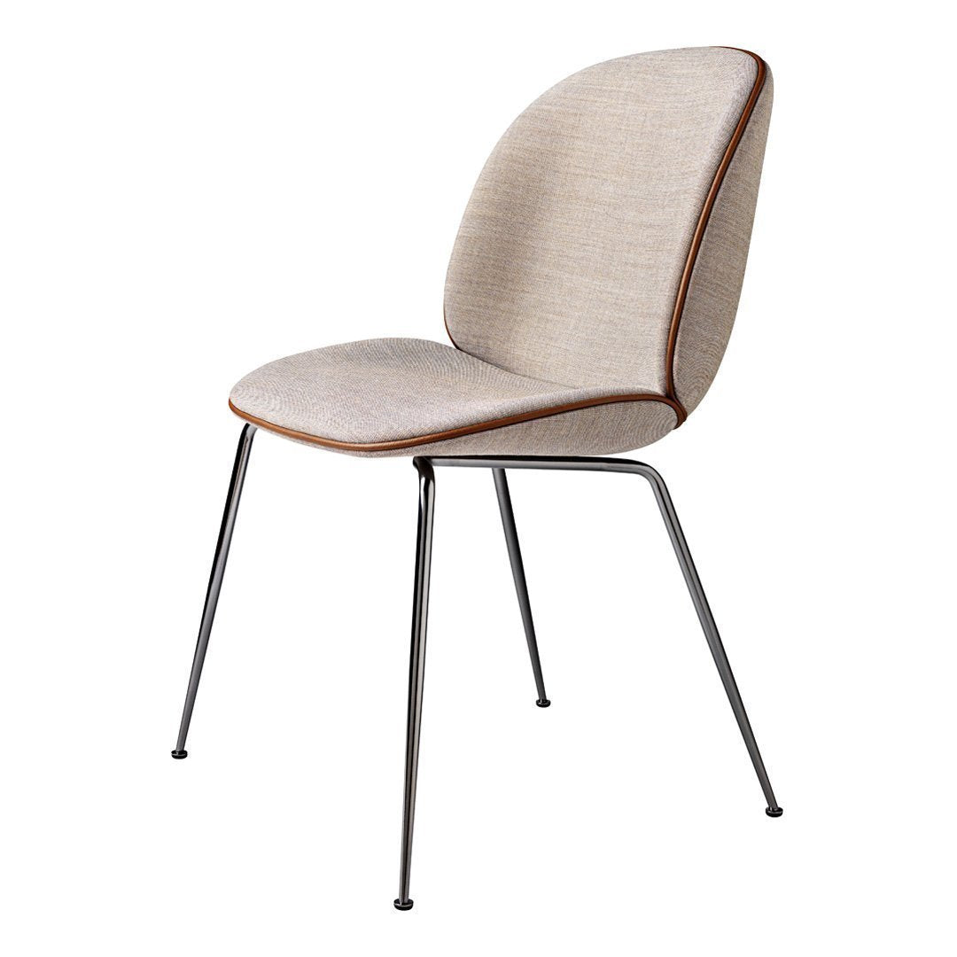 Beetle Dining Chair with Conic Base - Fully Upholstered Modern Seat for Kitchen, Dining Room & Office - Comfortable & Stylish Home Furniture