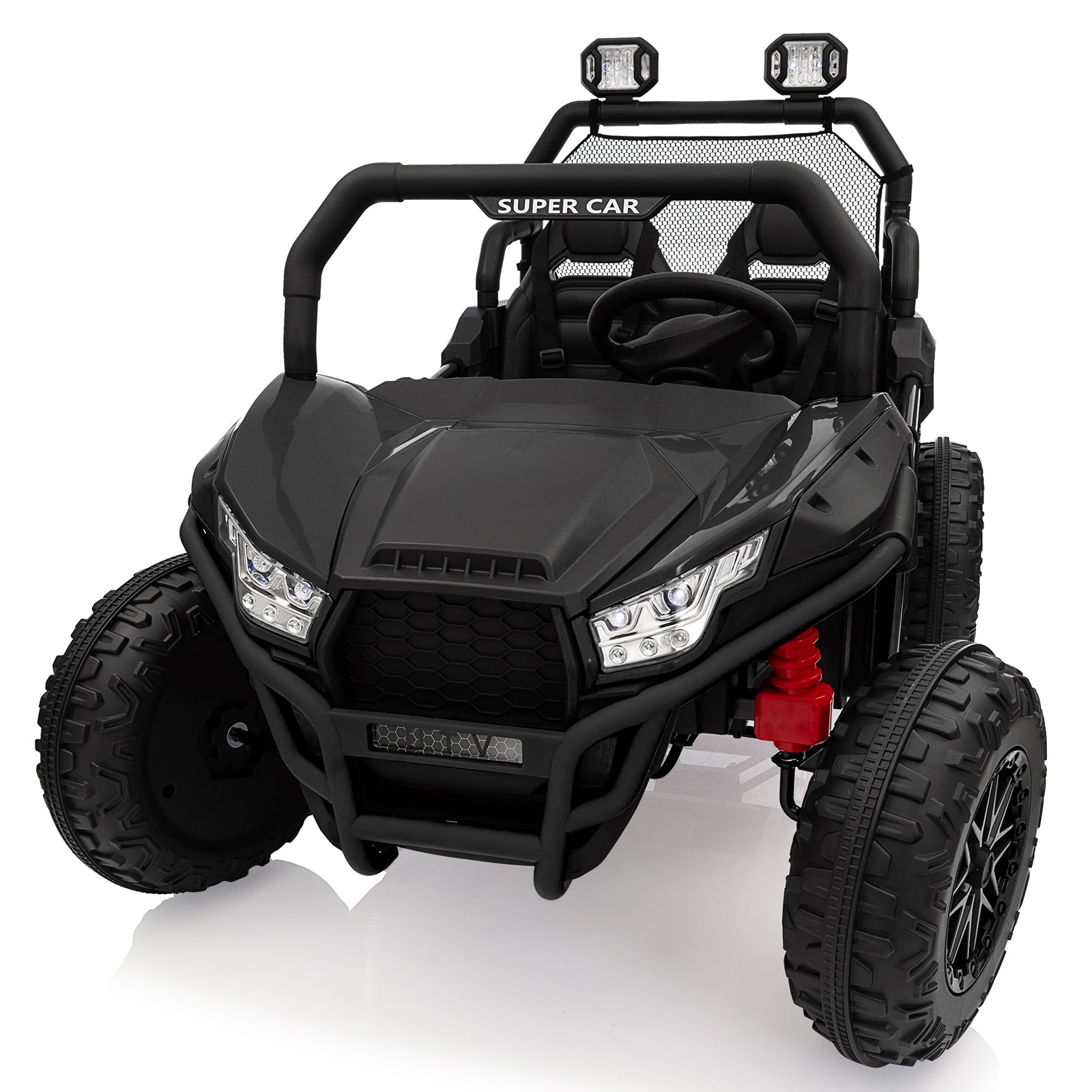 GARVEE 24V 2-Seater Kids Electric Ride-On Car with Remote Control, 400W Motor, 4.5MPH Max Speed, 4-Wheel Suspension & Music - Perfect Birthday Gift for Boys & Girls | Outdoor Play, Backyard Fun, Neighborhood Cruising