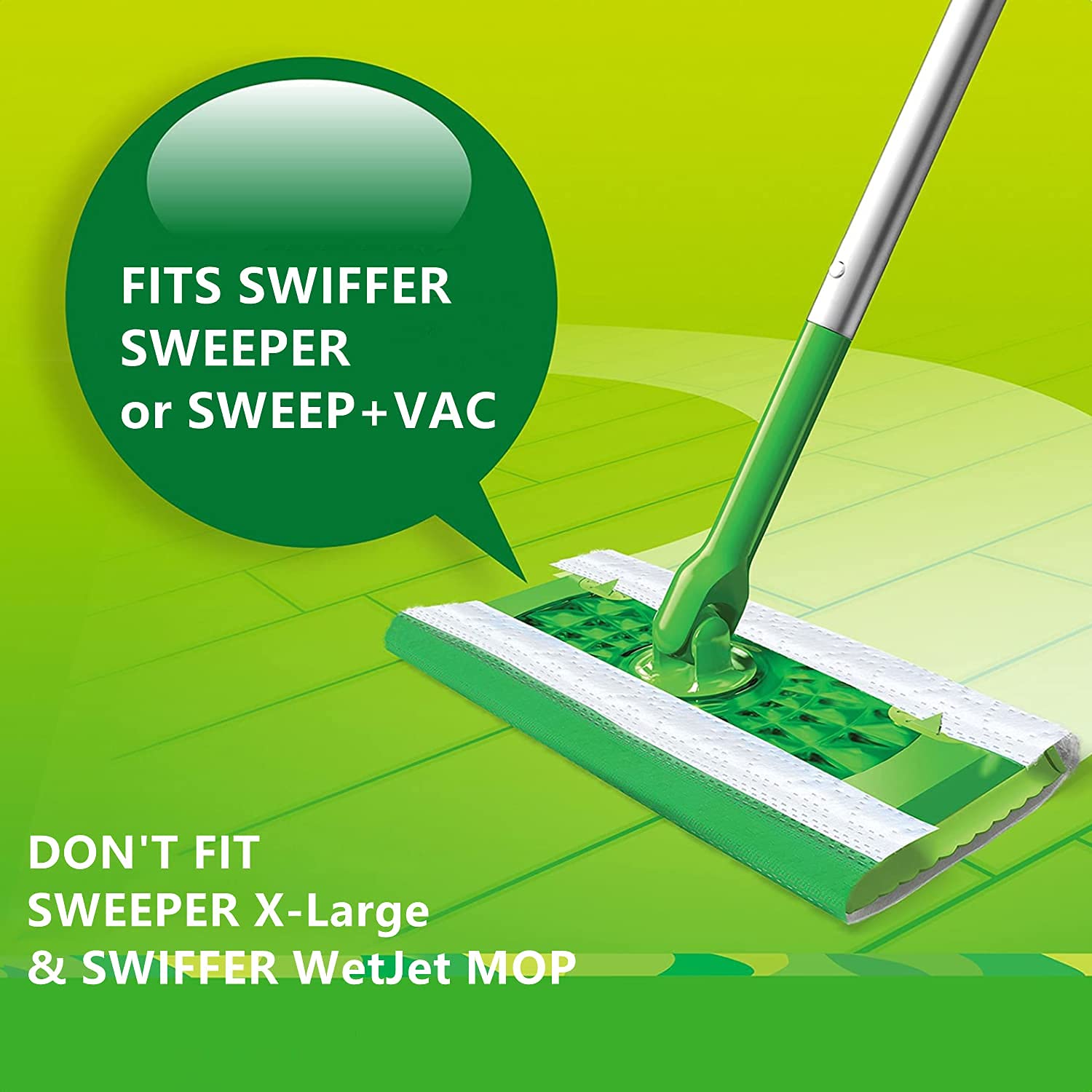 Swiffer Wet Mopping Pad Refills - 30 Count, Compatible with Swiffer Sweeper Wet Pads & Wet Sweeping Cloths | Multi-Surface Cleaning for Floors, Tiles & Hardwood