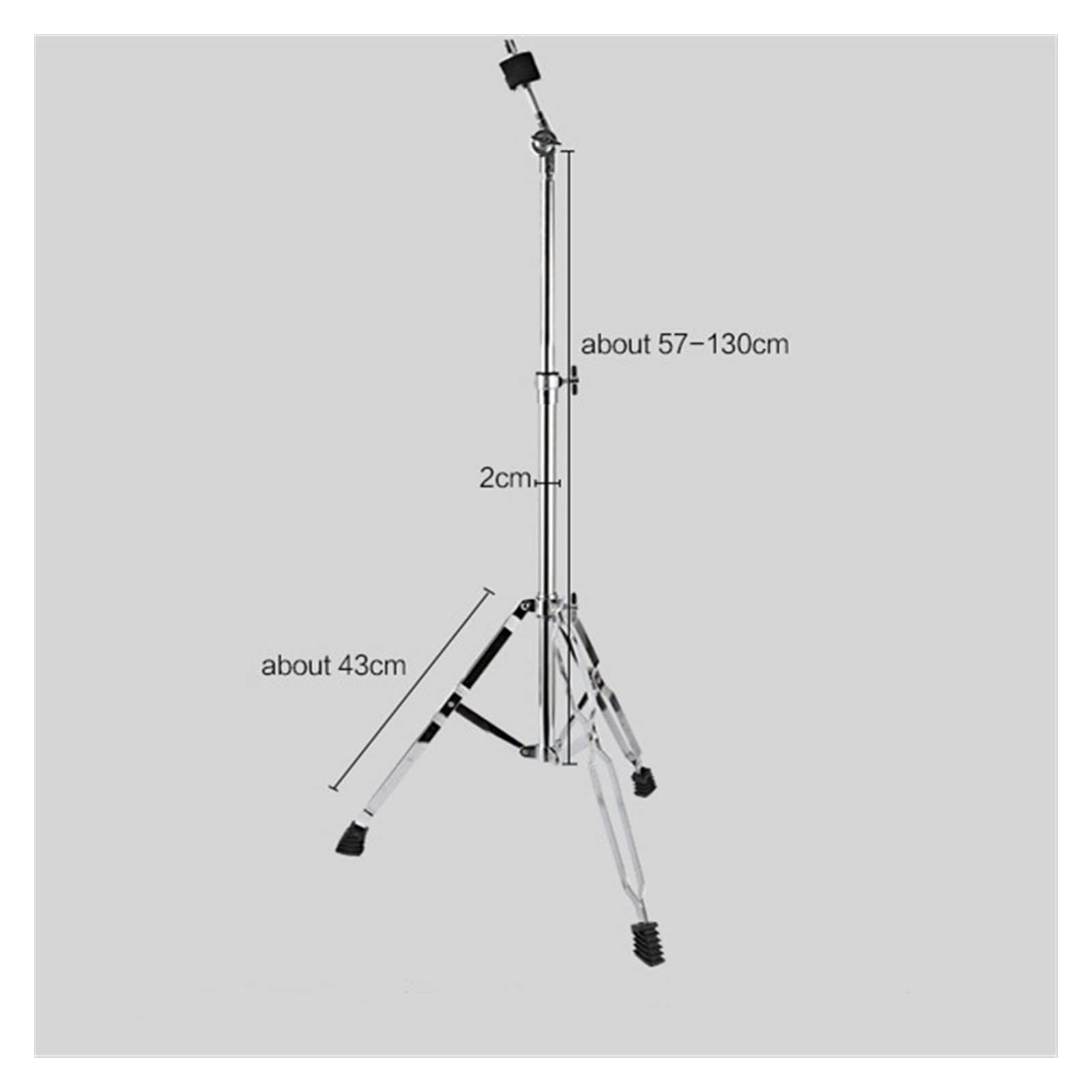 Best Inclined & Suspended Cymbal Stand for Drum Set - Heavy Duty & Adjustable - Perfect for Live Performances & Studio Recording