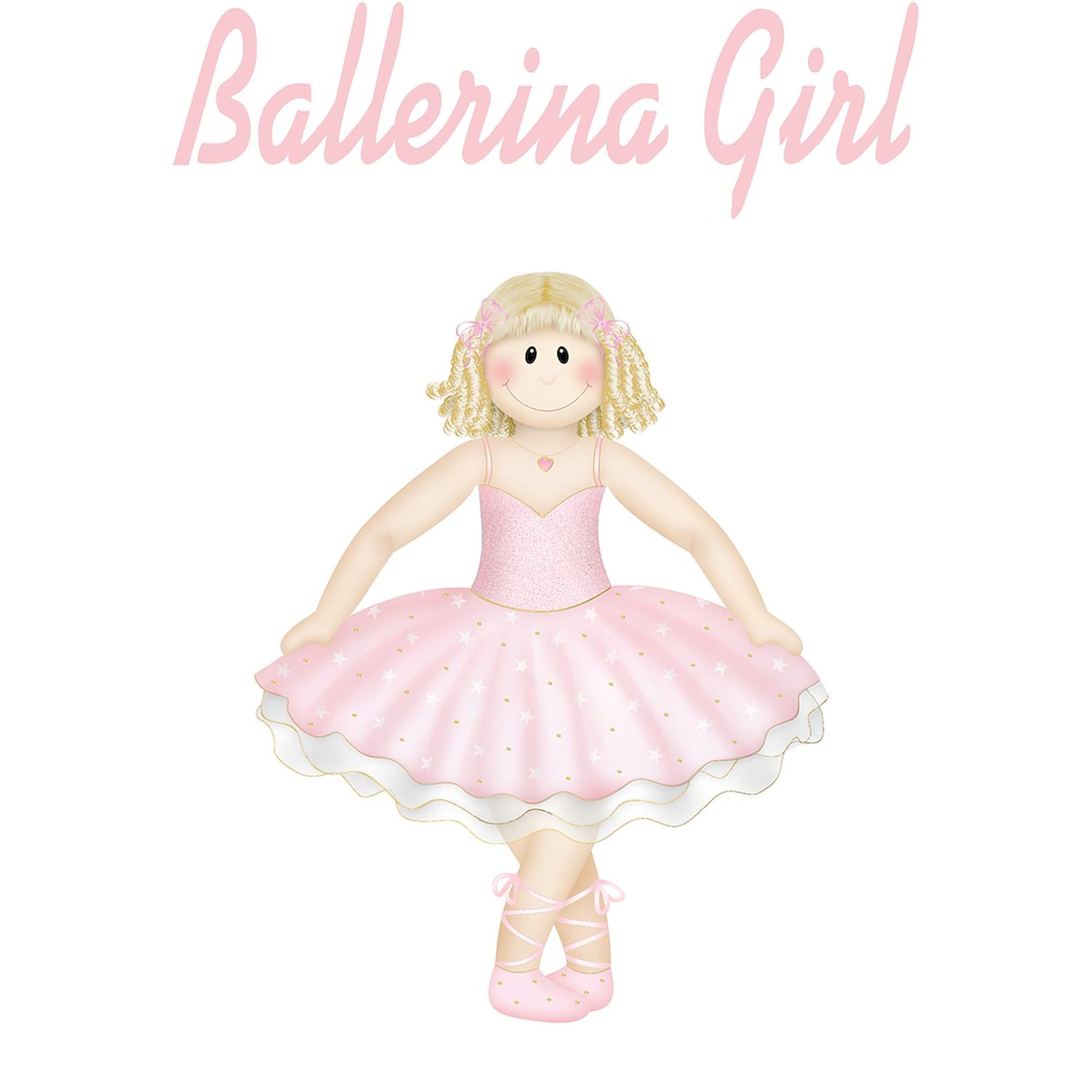 Ballerina Girl Tote Bag - Natural Canvas Reusable Shopping Bag for Women | Eco-Friendly Grocery Tote, Dance Class Essentials & Everyday Carry