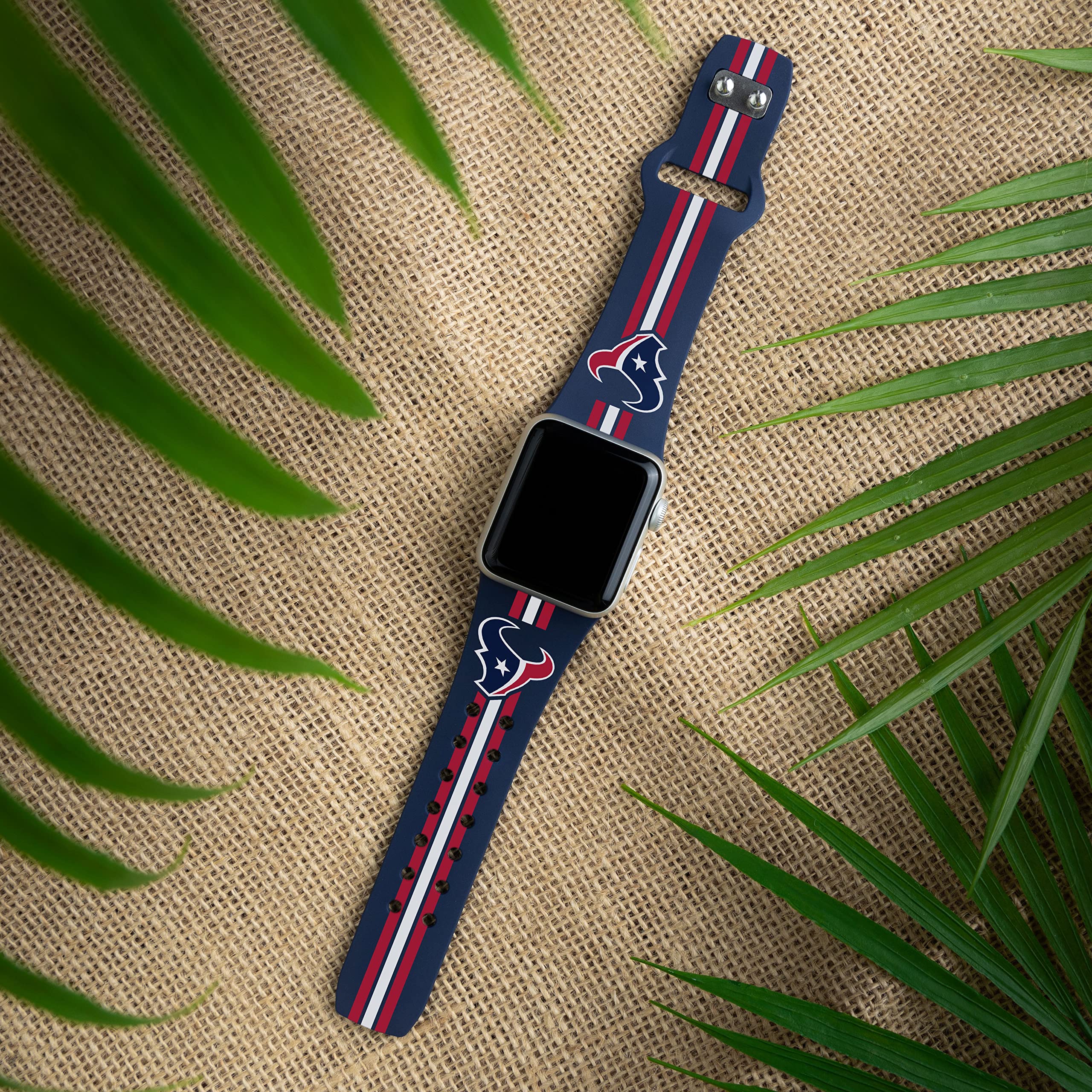Houston Texans Game Time HD Watch Band for Apple Watch - Perfect for Sports Fans & Game Day Outfits