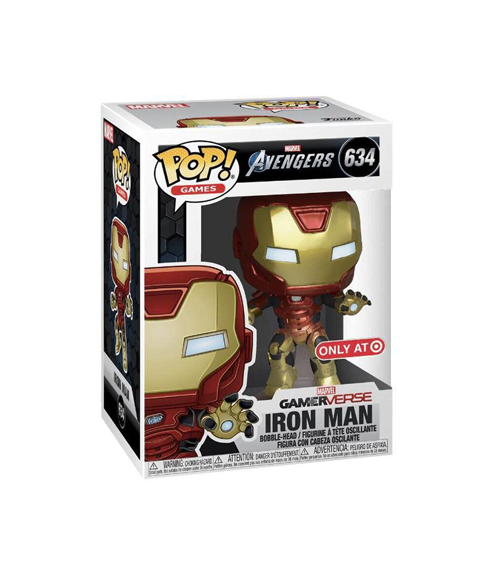 Funko POP! Games Marvel Avengers Gamerverse #634 Iron Man Space Exclusive Collectible Figure - Perfect for Marvel Fans, Gaming Enthusiasts & Home Office Decor