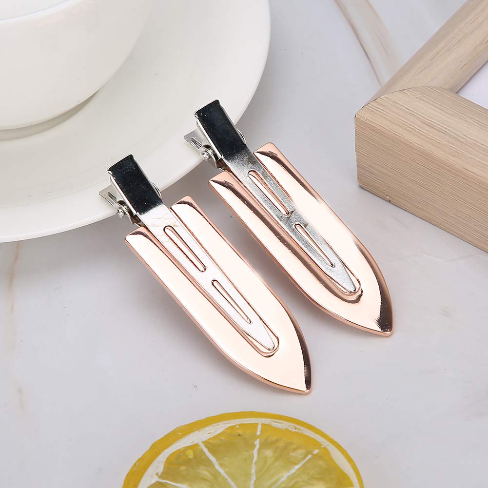 2 Pack Seamless Hair Clips for Bangs - No Crease, No Bend Hairpins for Makeup, Hair Styling & Face Washing - Perfect for Daily Use, Salon & Home Hair Care