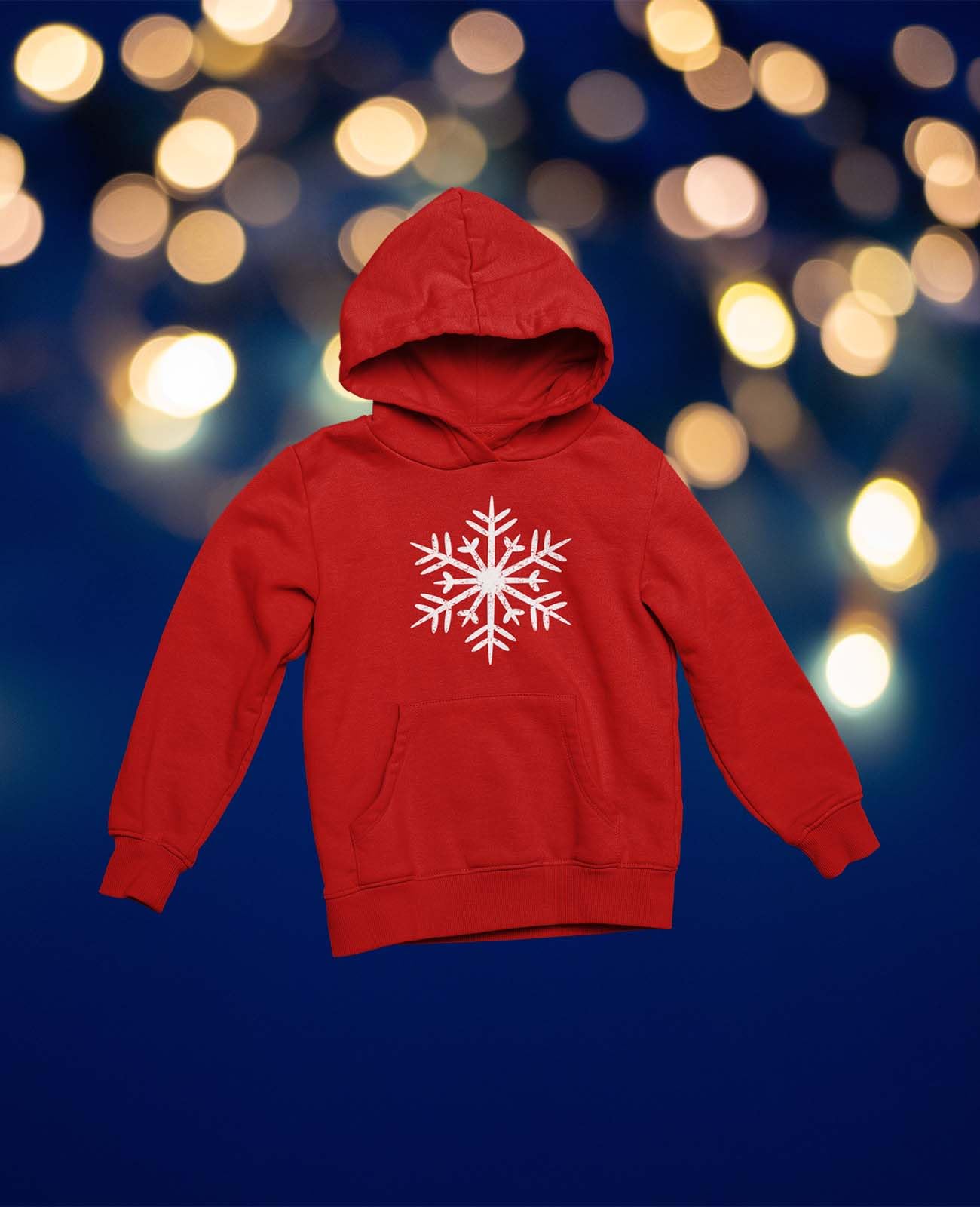 Women's Snowflake Christmas Hoodie - Cozy Holiday Sweatshirt for Winter