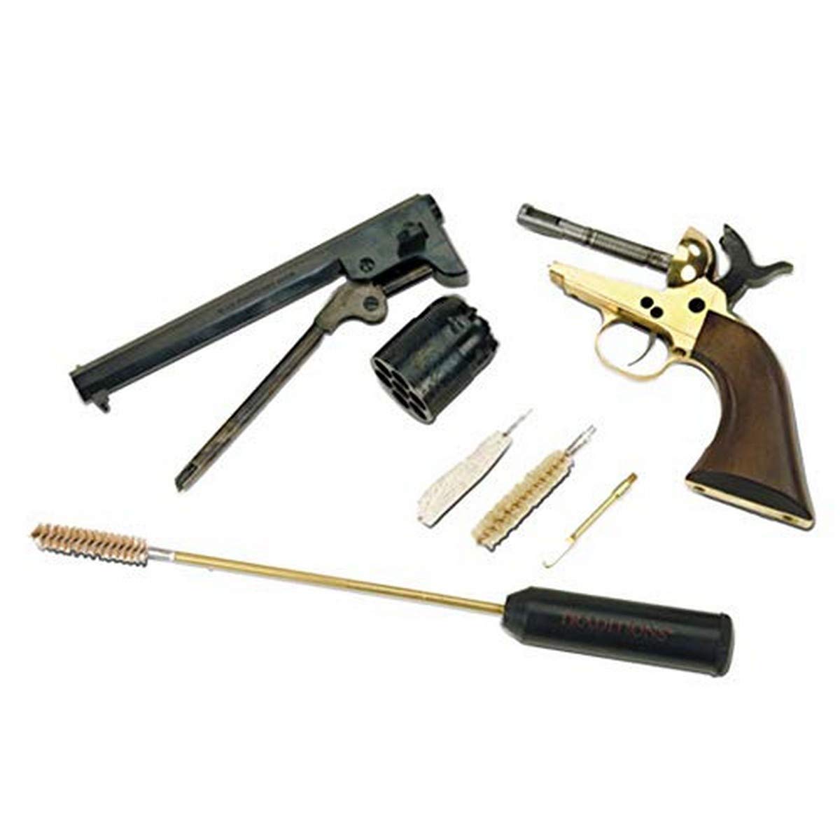 Traditions Performance Firearms Pocket Gun Cleaning Kit for .44/.45 Caliber - Compact & Portable Gun Maintenance Tool for Hunting, Shooting Range & Outdoor Adventures
