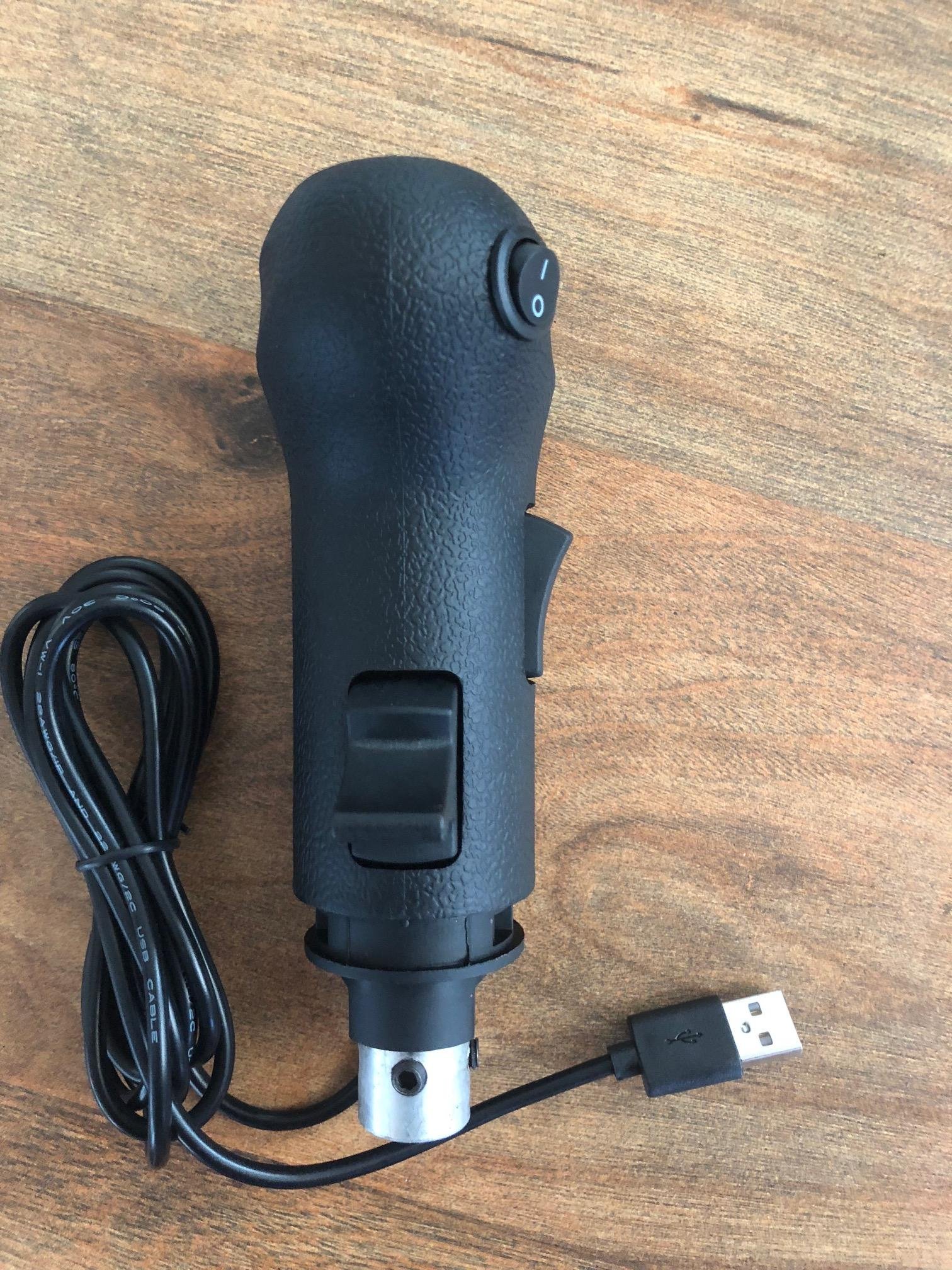 FIAHNG 18-Speed Truck Simulator Gear Shifter Replacement - USB Compatible Black Shift Knob for Realistic Driving Experience | Perfect for Euro Truck Simulator 2, American Truck Simulator & Racing Games