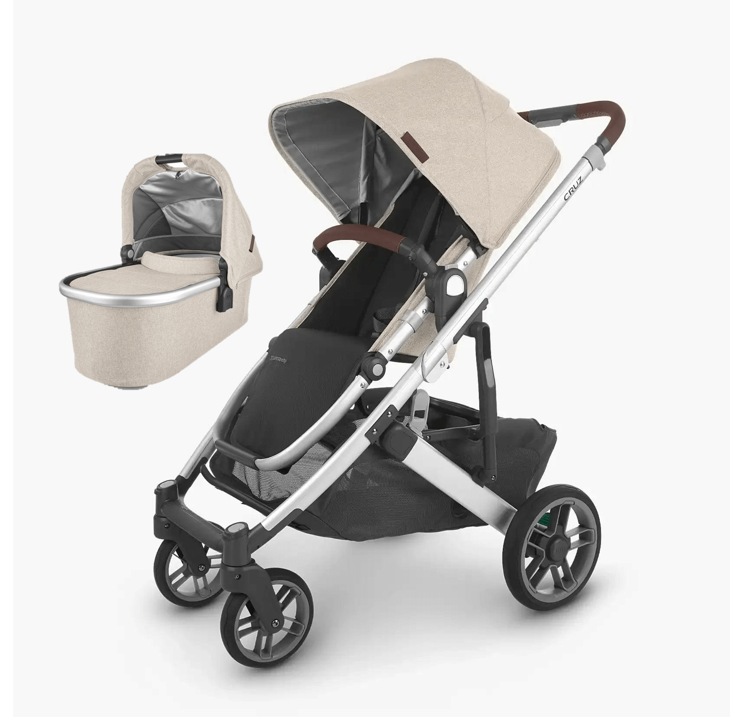 UPPAbaby Cruz V2 Lightweight Stroller with Bassinet - Compact, All-Terrain Baby Stroller for Newborns & Toddlers - Perfect for Travel, Shopping & Daily Walks
