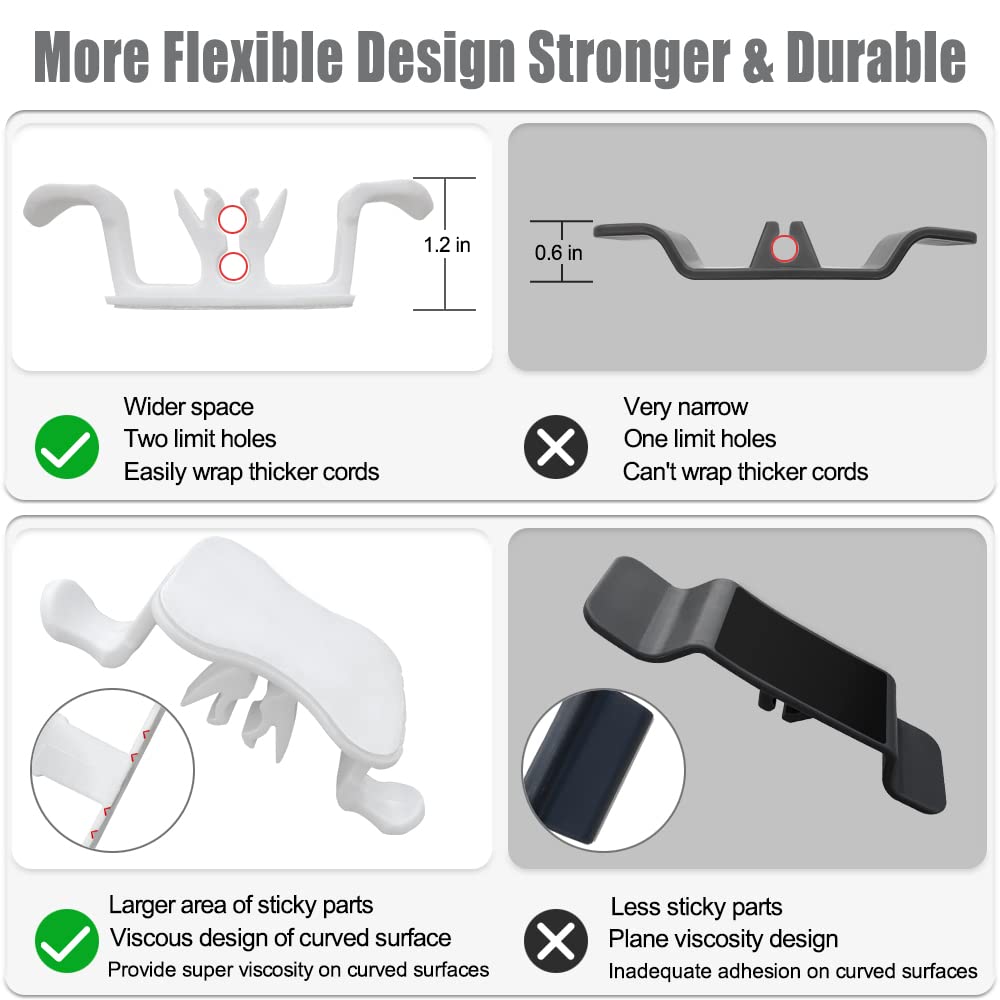 10-Pack Cord Organizer for Kitchen Appliances - Reusable Cable Wraps & Cord Keepers for Air Fryer, Toaster, Mixer - Perfect for Tidy Countertops & Organized Small Appliances
