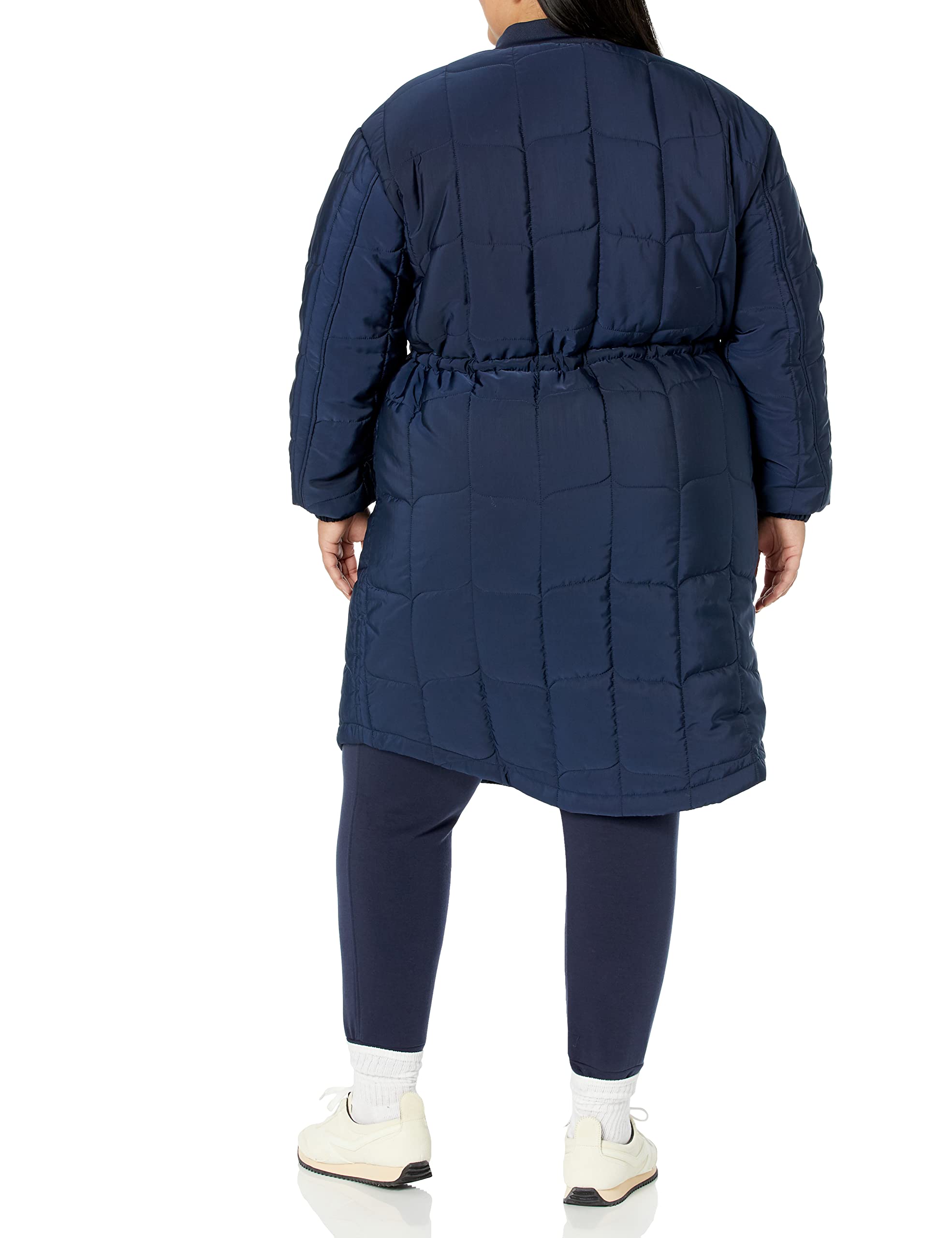 Amazon Essentials Women's Oversized Quilted Coat - Plus Size Winter Jacket with Warm Filling | Water-Resistant Outerwear for Cold Weather, Commuting & Outdoor Activities