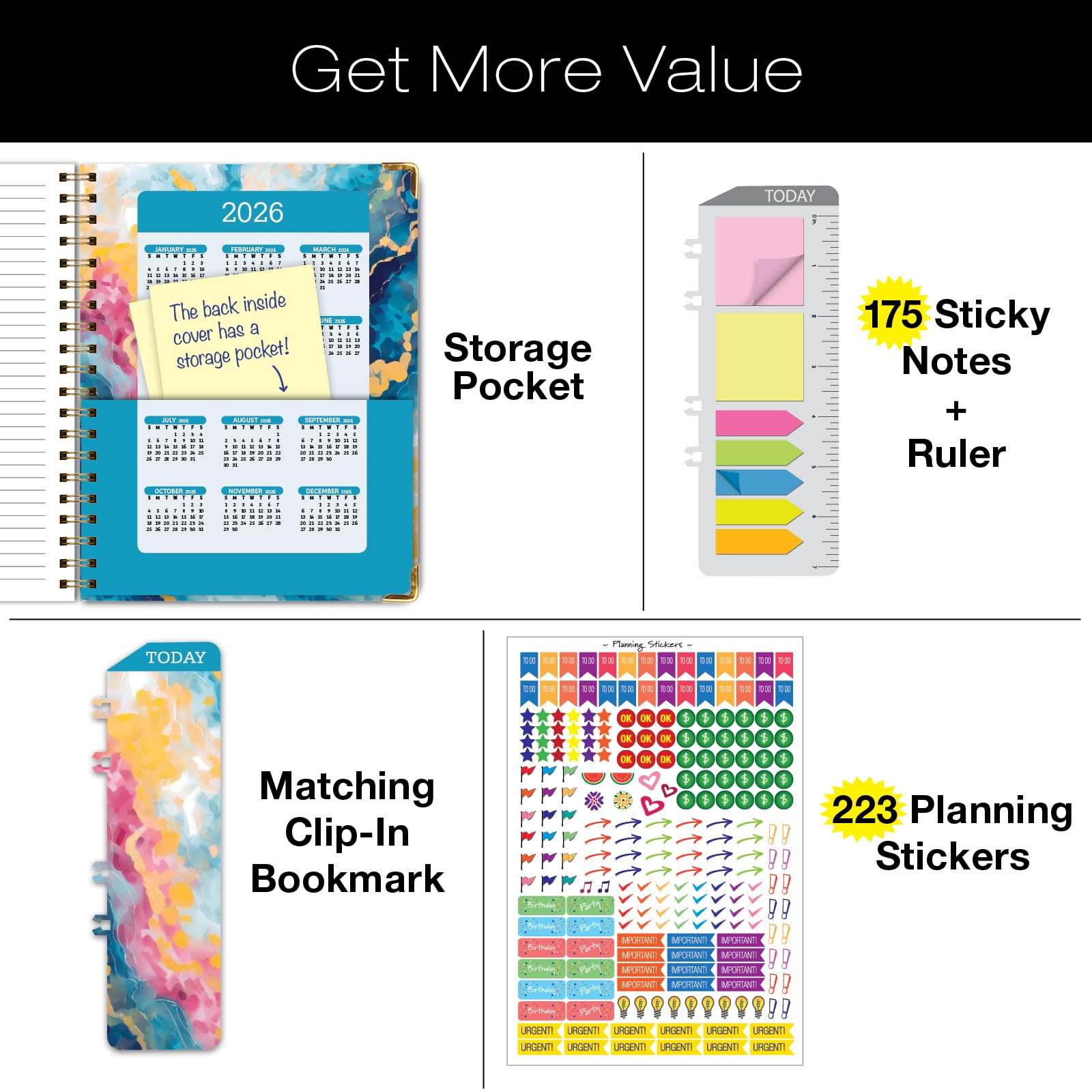2025 Hardcover Planner 8.5