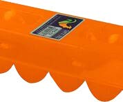 Durable Plastic Egg Carton - Reusable & Stackable Egg Holder for Refrigerator Storage - Perfect for Farm Fresh Eggs, Organic Eggs, and Egg Lovers