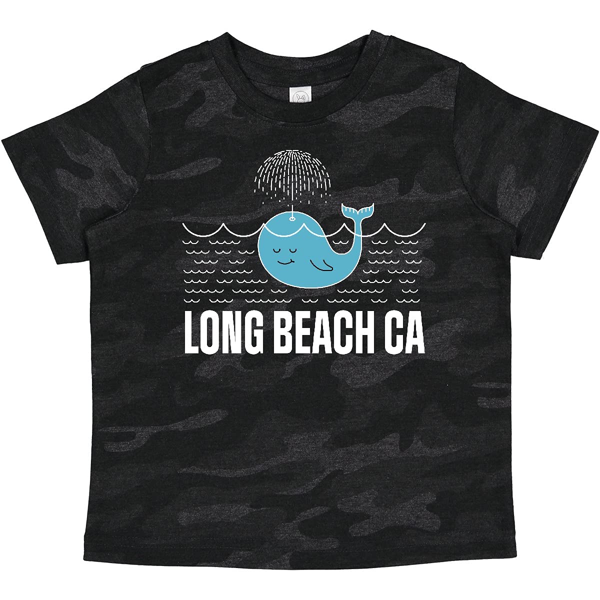 Inktastic Long Beach California Vacation Baby T-Shirt - Cute Graphic Tee for Boys & Girls - Soft Cotton Toddler Shirt for Beach Trips & Family Vacations