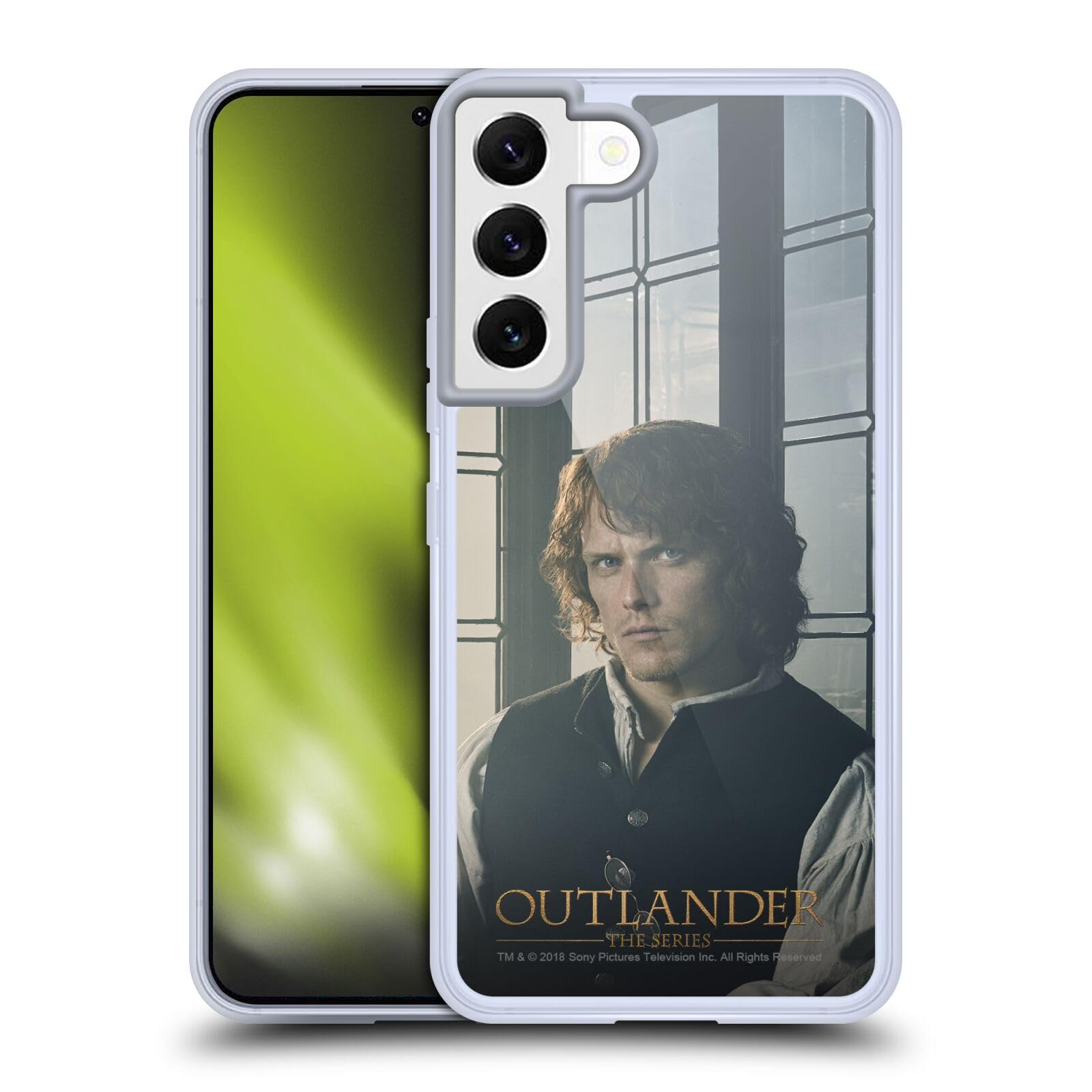 Head Case Designs Officially Licensed Outlander Jamie Fraser Characters Soft Gel Case for Samsung Galaxy S22 5G - Protective & Stylish Phone Cover for Fans & Daily Use