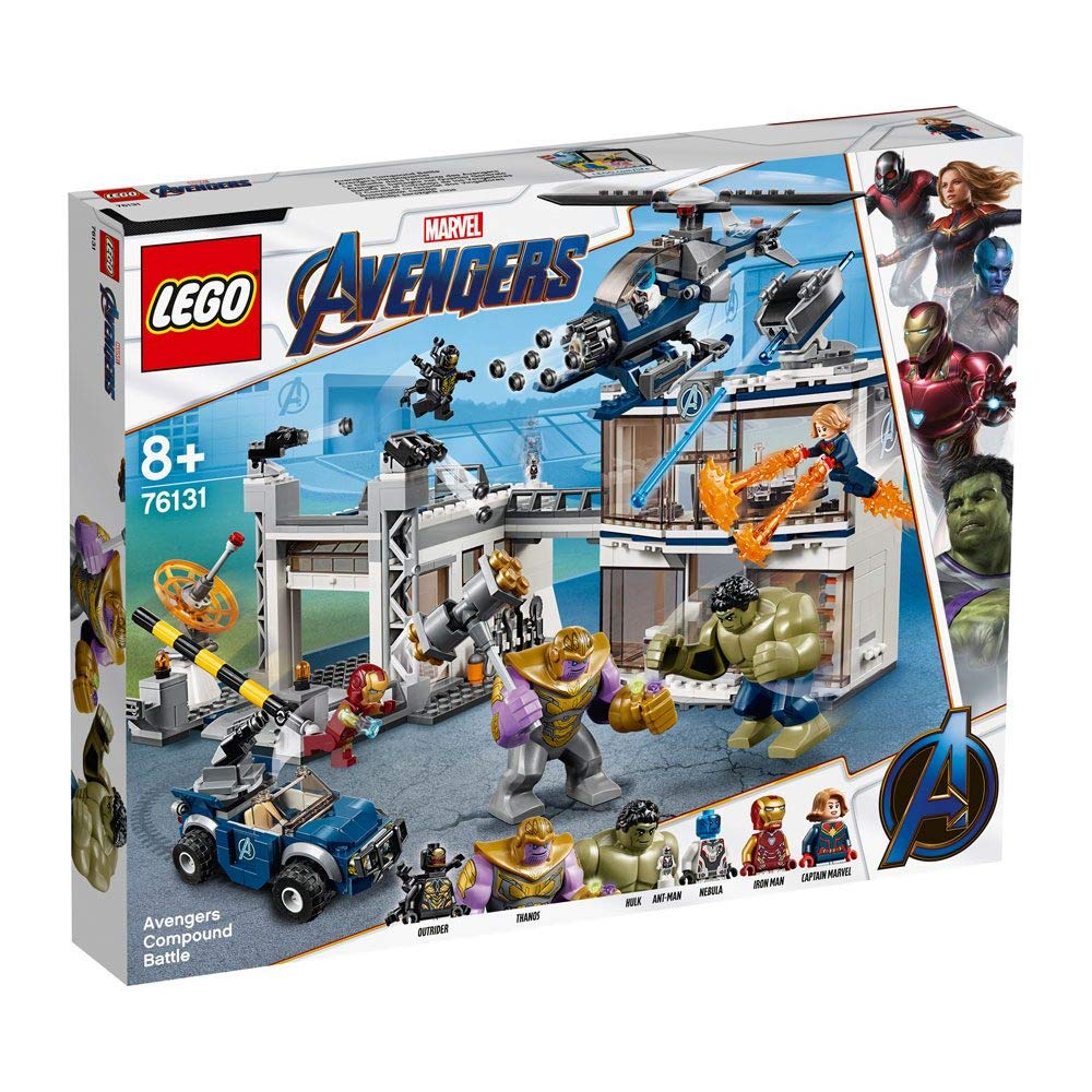 LEGO® Marvel Super Heroes™ Avengers HQ Attack Building Set - 699 Pieces, Superhero Construction Toy for Kids Ages 8+ (76131) | Perfect for Marvel Fans, Birthday Gifts & Creative Play