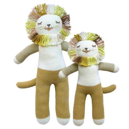 Lionel the Lion Mini Knit Doll - Soft Plush Stuffed Animal Toy for Kids, Perfect for Gifts, Nursery Decor & Cuddling | Handmade Cute Lion Plushie for Babies & Toddlers