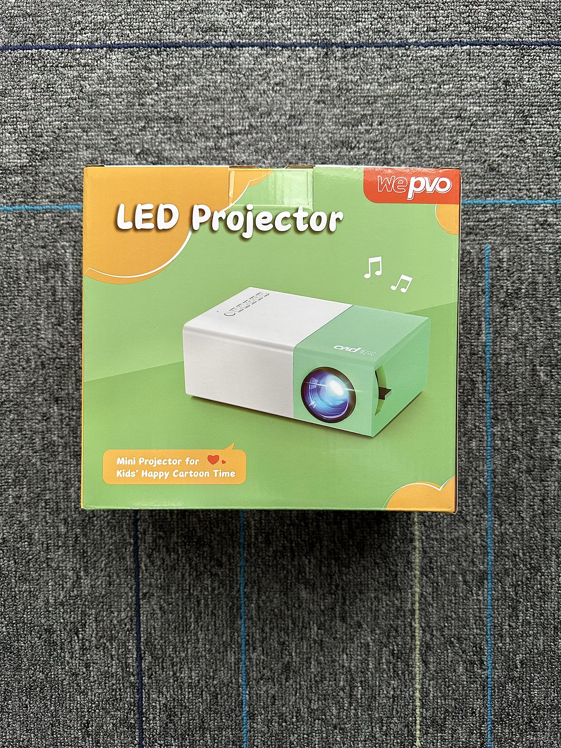 Mini Portable Outdoor Movie Projector - HD LED Pico Video Projector for Home Theater, Camping & Backyard, Compatible with Smartphone, Tablet, Laptop, TV Stick, PS5 & USB | Perfect for Movie Nights, Gaming & Outdoor Entertainment
