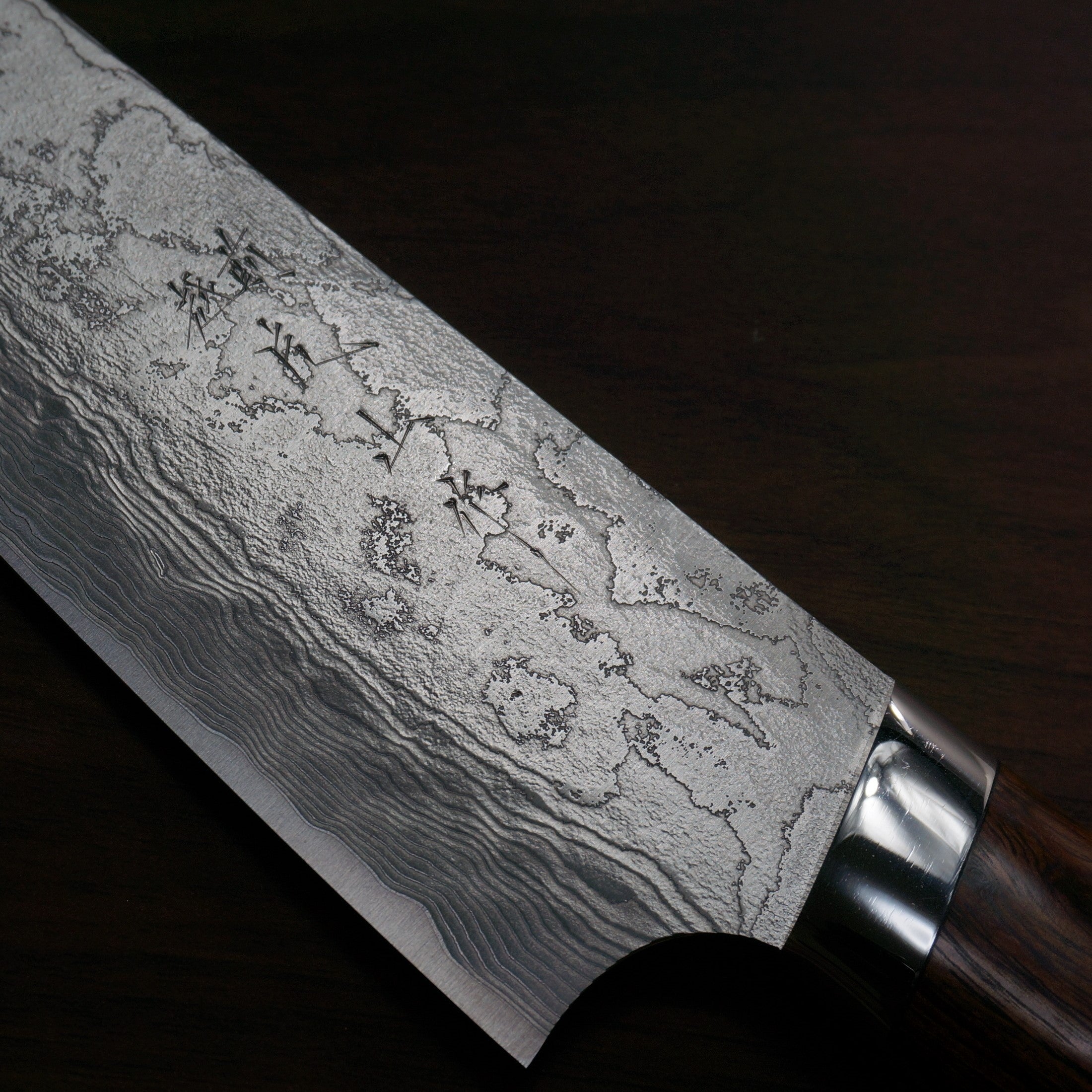Premium Yuta Katayama Super Gold 2 Damascus Gyuto Chef Knife 210mm - Japanese High-Carbon Steel Blade with Ironwood Handle - Perfect for Professional Chefs & Home Cooking - Sushi, Meat Cutting & Vegetable Chopping