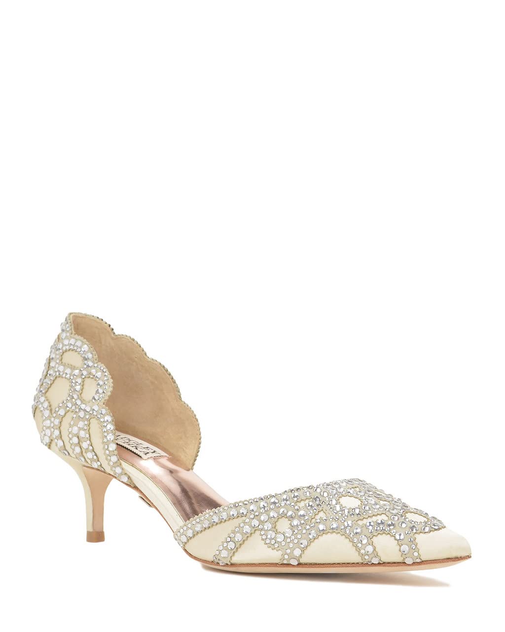 Badgley Mischka Women's Ginny Dress Pump - Elegant High Heel Shoes for Weddings, Parties & Formal Events | Comfortable Dressy Heels for Women