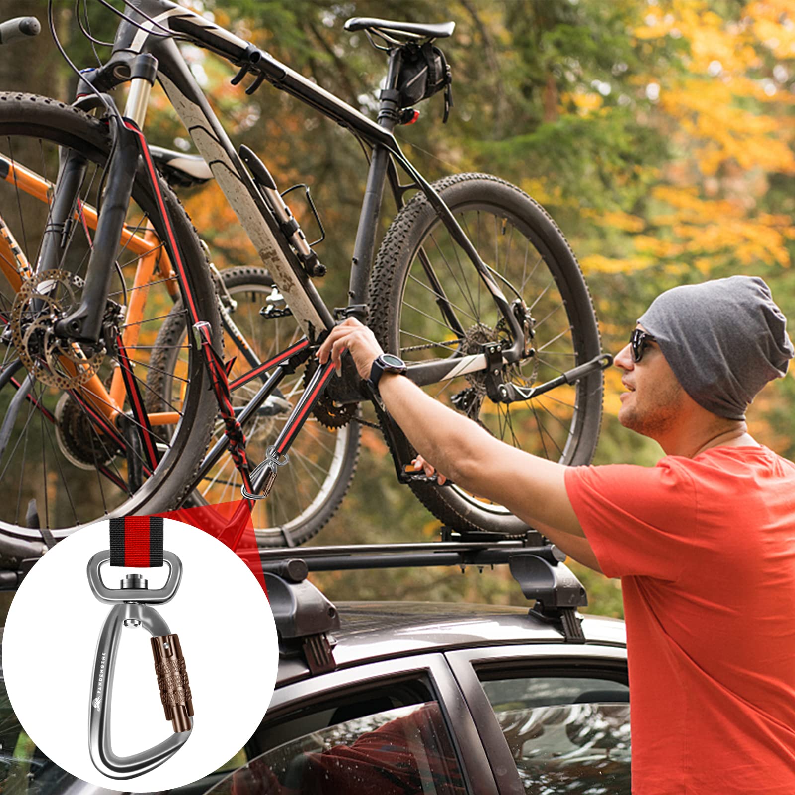 Swivel Locking Carabiner Clip 2.5