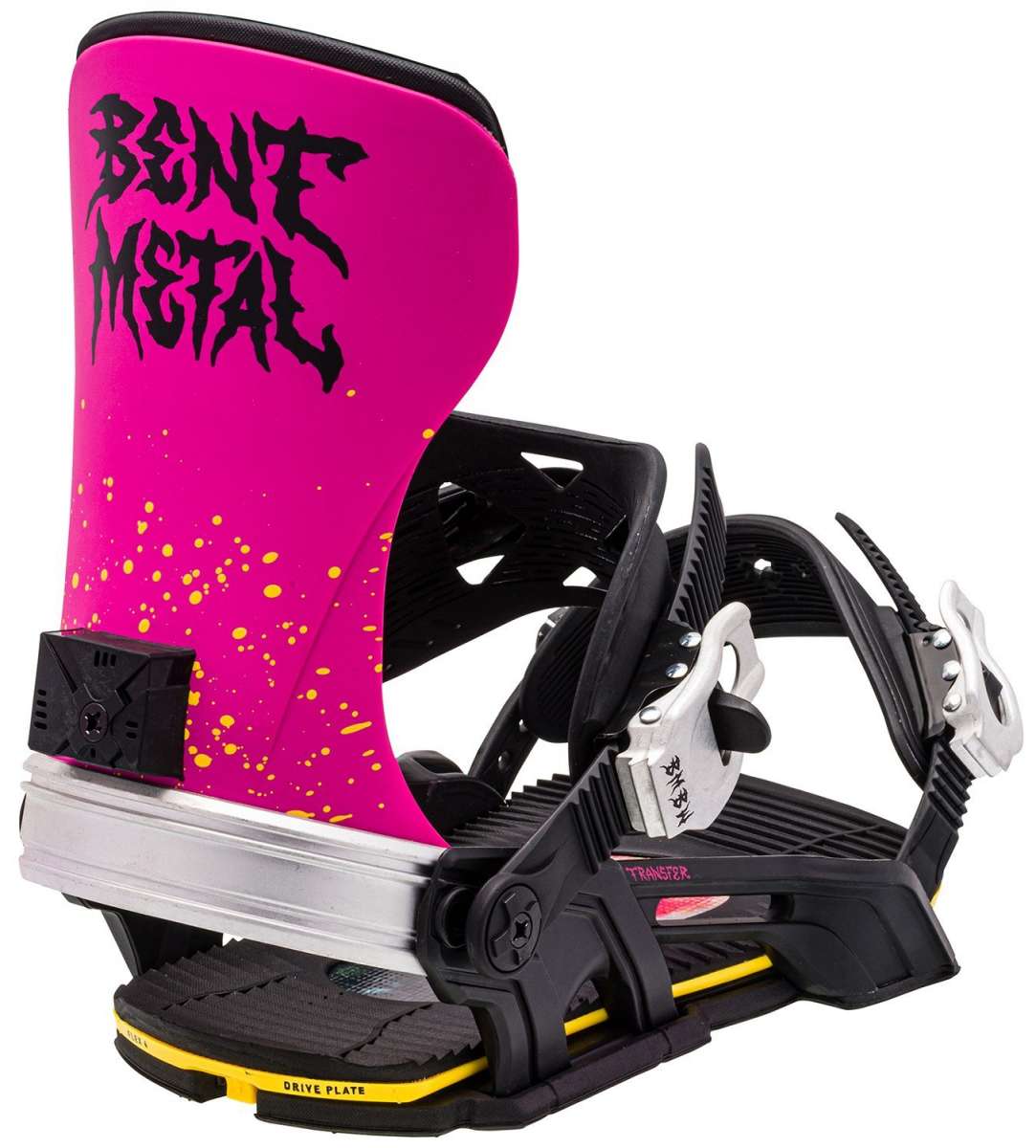 Bent Metal Transfer Snowboard Bindings 2024 - Lightweight & Durable Bindings for All-Mountain Riding - Perfect for Freestyle, Powder & Park Performance