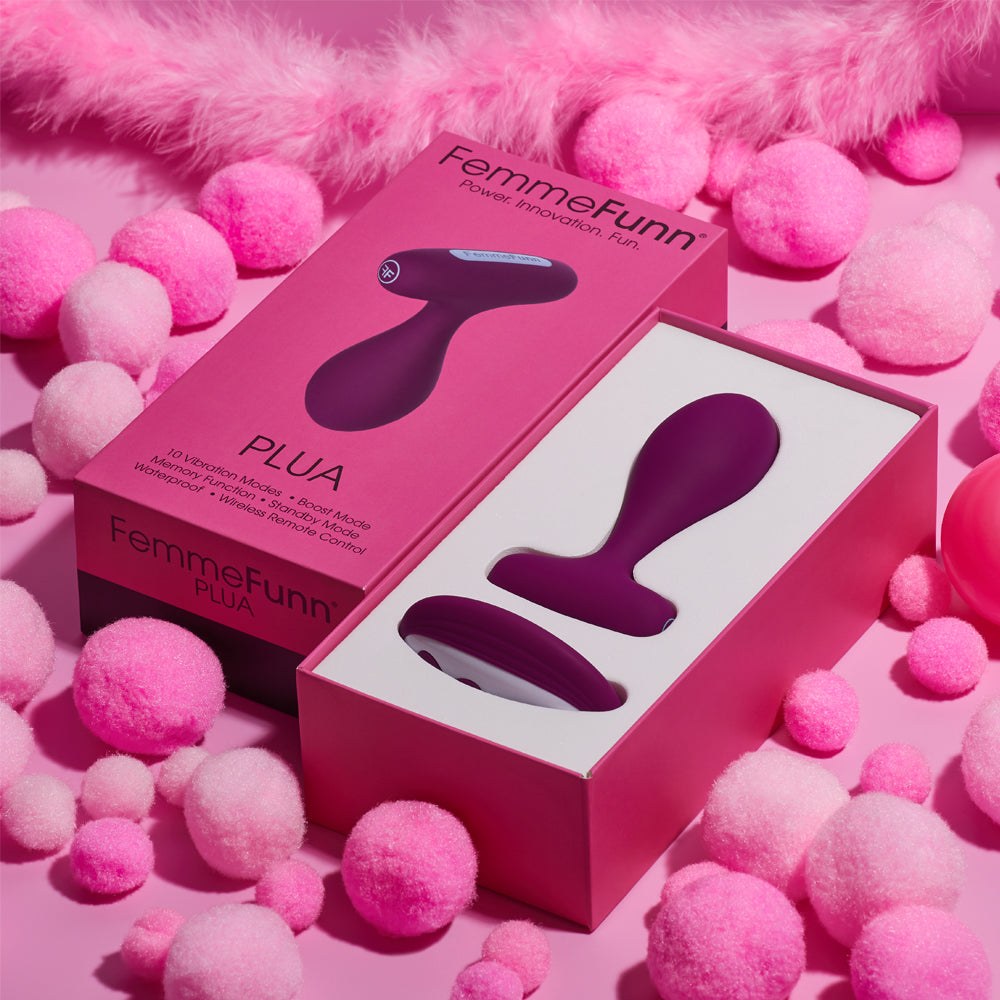 FemmeFunn Plus Remote Control Vibrating Butt Plug - Waterproof & Rechargeable Anal Toy for Couples Play, Solo Pleasure & BDSM Fun
