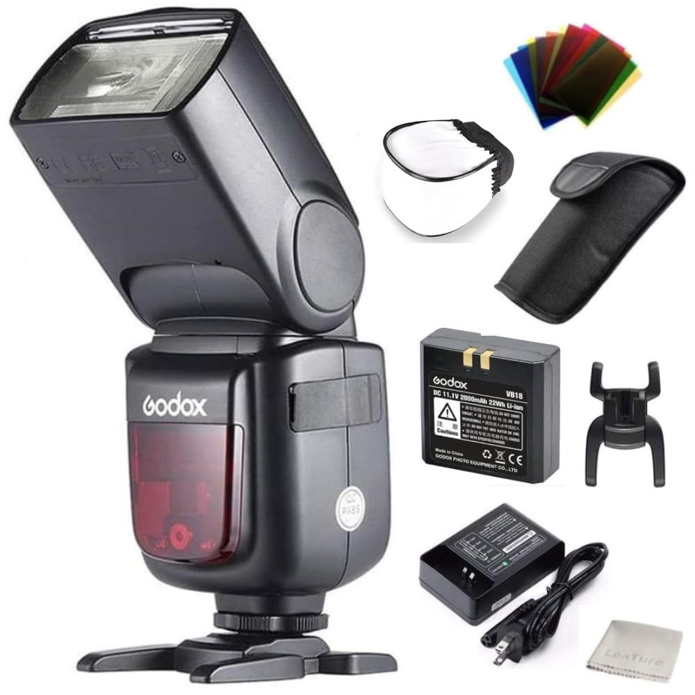 Godox Ving V860II-C E-TTL Li-ion Camera Flash Speedlite for Canon 6D 50D 60D 1DX 580EX II 5D Mark II III - Professional Photography Lighting for Portraits, Weddings & Events