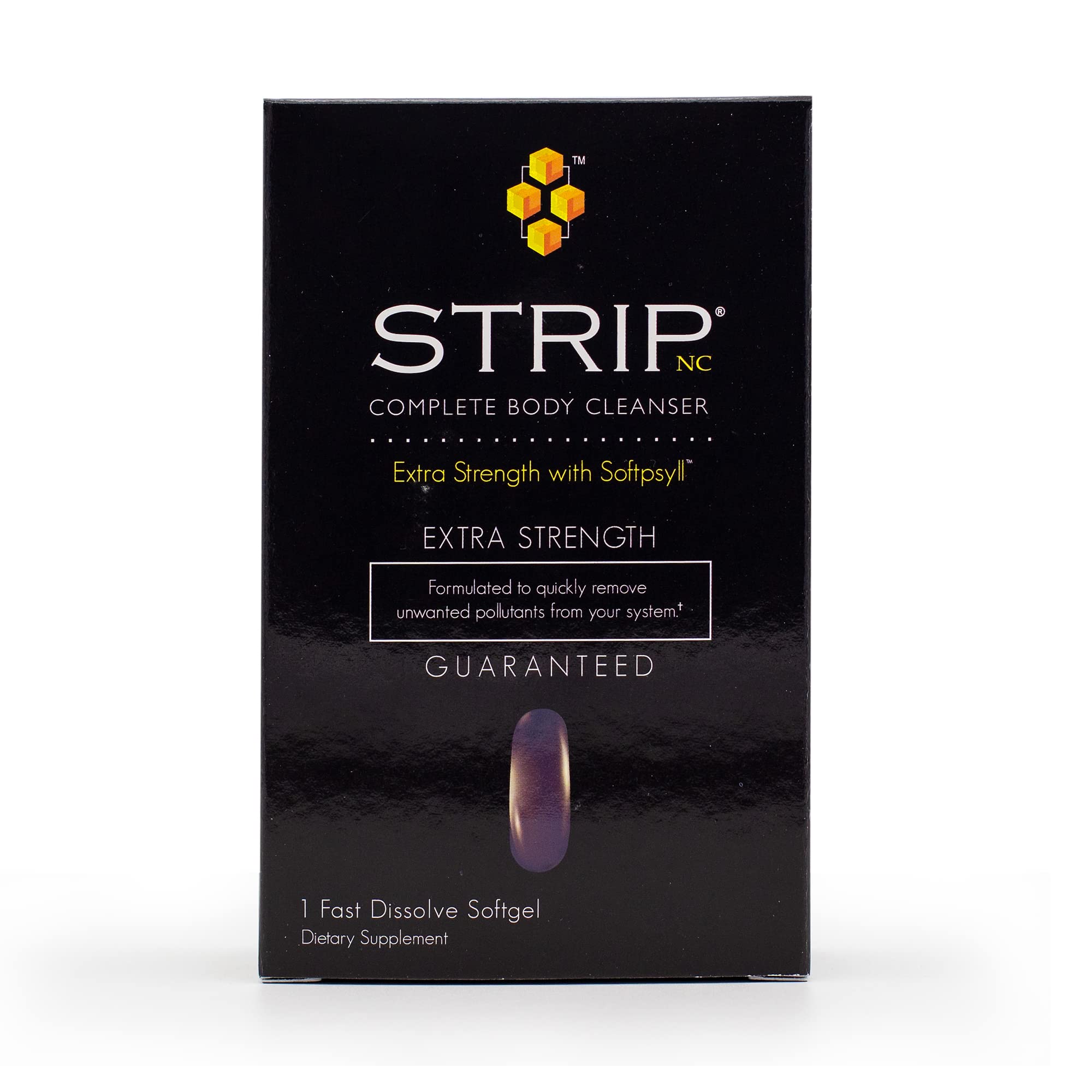 Wellgenix Strip NC Complete Body Cleanser - Premium Herbal Detox Cleanse for Fast Toxin Removal | 1-Hour Fast Acting Softgel | Supports Digestive Health & Weight Management | Perfect for Post-Holiday Detox & Wellness Routines