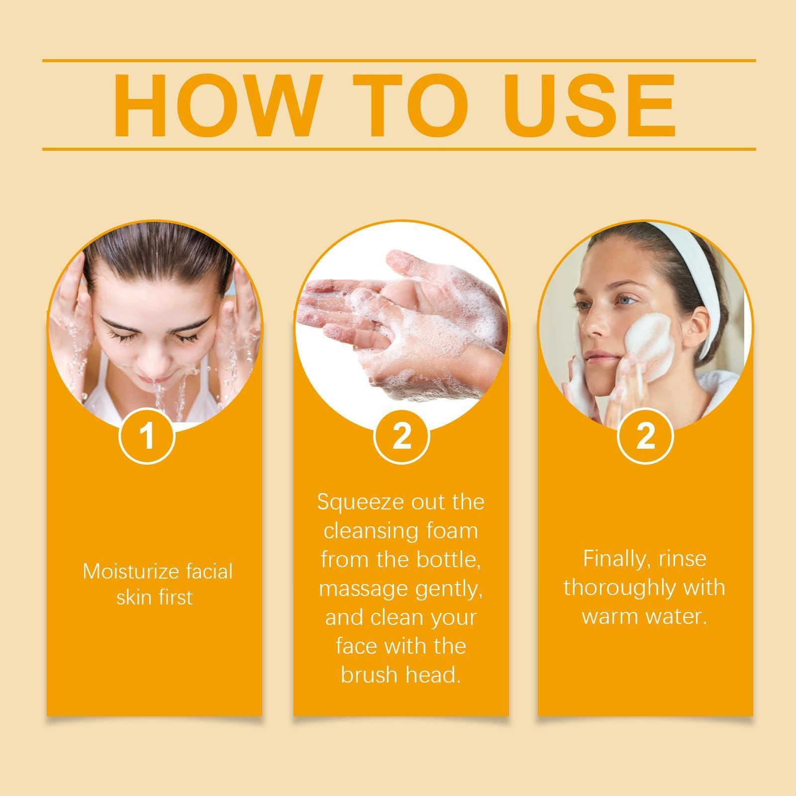 Turmeric Cleansing Sugar Baby Glow Wash & Scrub Set with 30 Exfoliating Pads - Natural Skincare for Brightening & Acne Treatment - Perfect for Daily Face Cleansing & Glowing Skin Routine