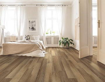 Coretec One Plus Niland Chestnut 6x48 Waterproof Luxury Vinyl Plank Flooring - Scratch Resistant & Easy Installation for Living Room, Bedroom & Kitchen
