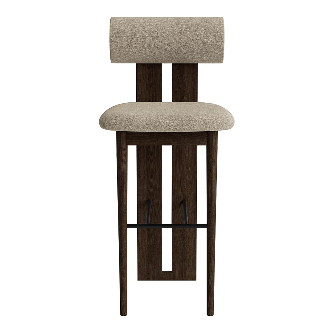 Sturdy Wooden Hippo Counter Chair for Kids - Adjustable Height Bar Stool with Backrest - Perfect for Kitchen Islands, Breakfast Bars & Playrooms