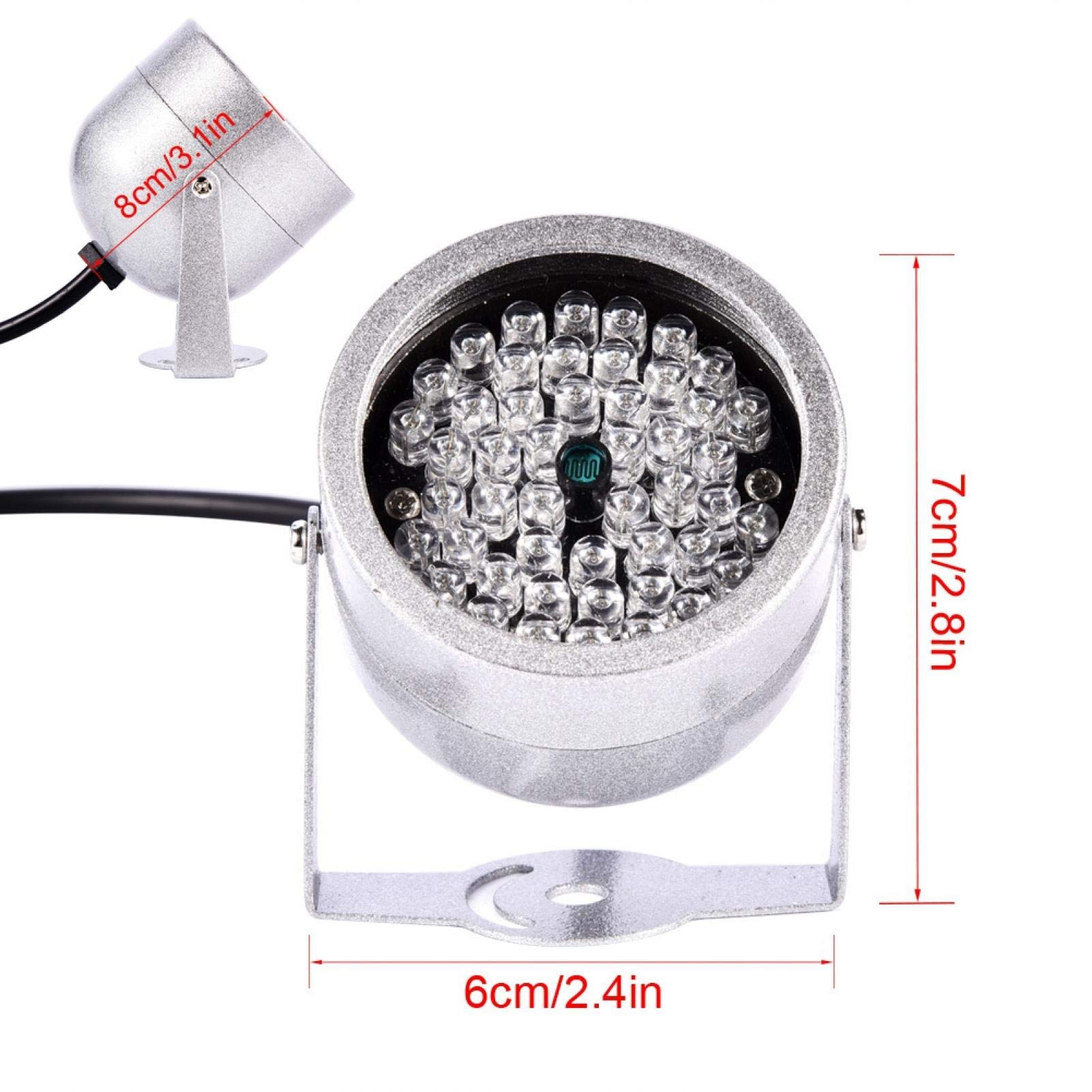 High-Power Security Infrared Light CCTV IR Illuminator - 720p HD Night Vision, Energy-Saving IR Light for Home Security Camera System | Ideal for Outdoor Surveillance, Nighttime Monitoring & Property Protection